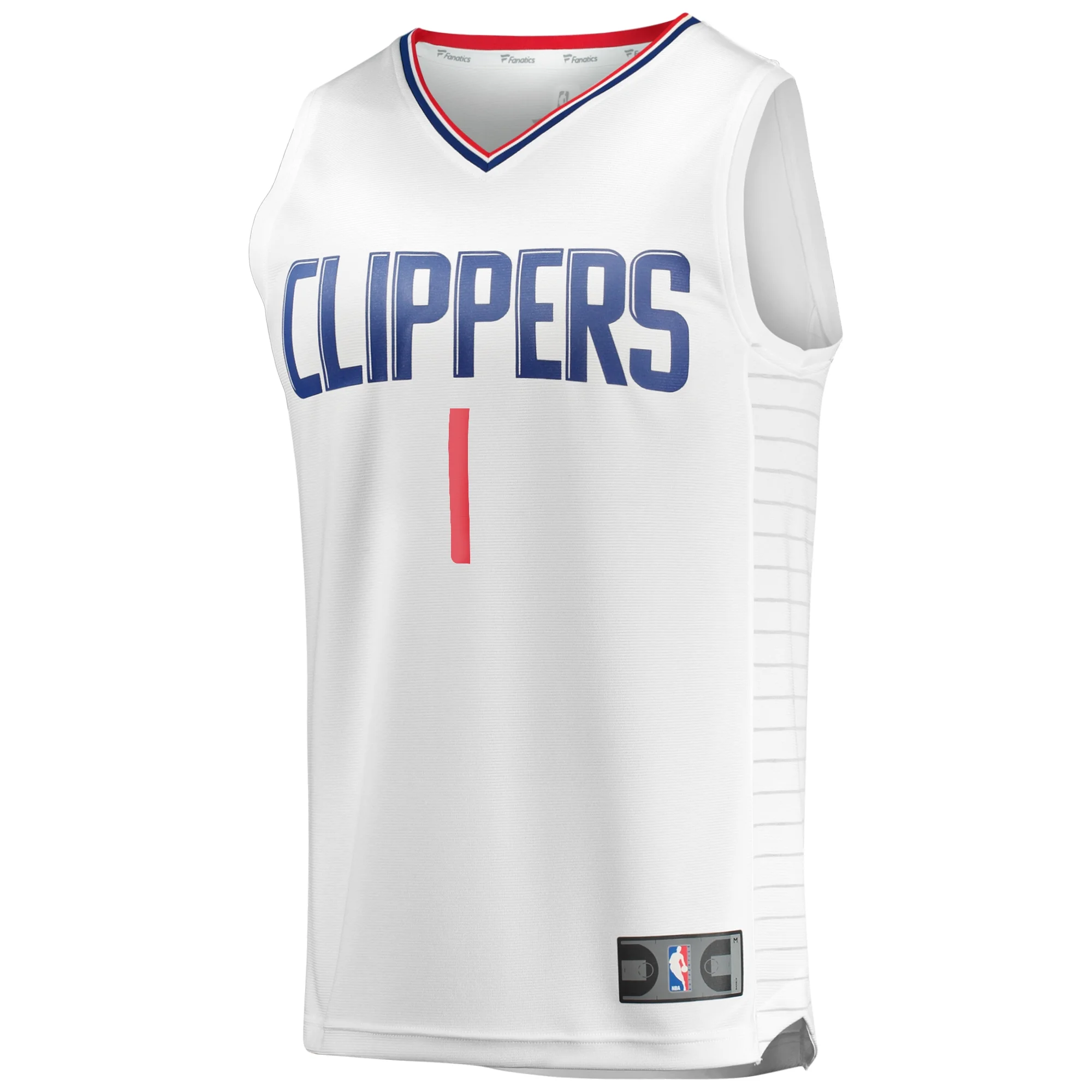 Men's Fanatics Branded James Harden White LA Clippers Fast Break Player Jersey - Association Edition