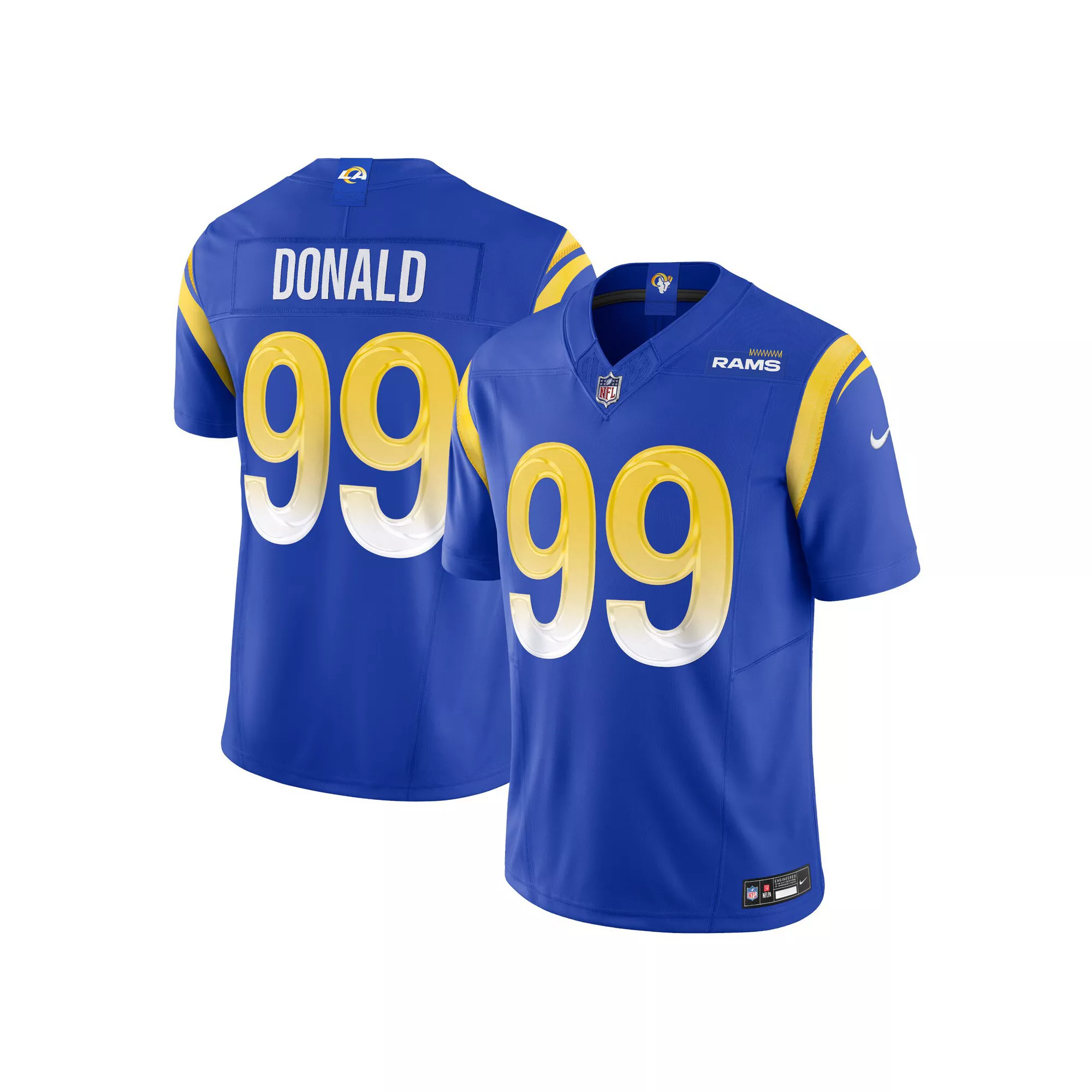 Men's Nike Aaron Donald Royal Los Angeles Rams Vapor F.U.S.E. Limited Jersey