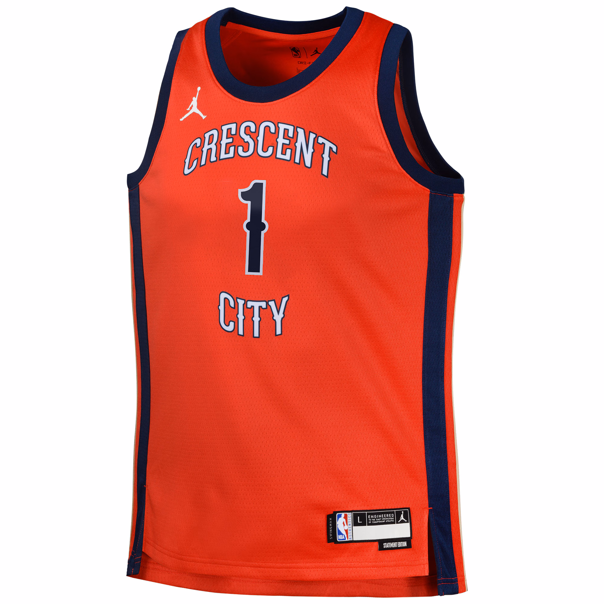 Zion Williamson New Orleans Pelicans Jordan Brand Swingman Jersey Statement - Red