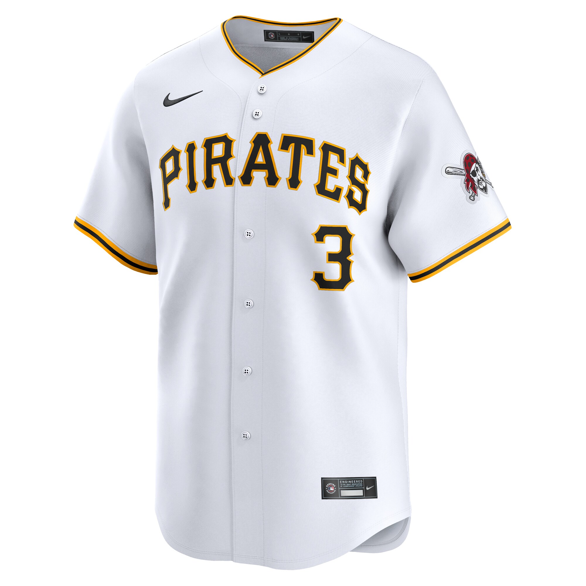 Ji-Hwan Bae Pittsburgh Pirates Nike Home Limited Player Jersey - White
