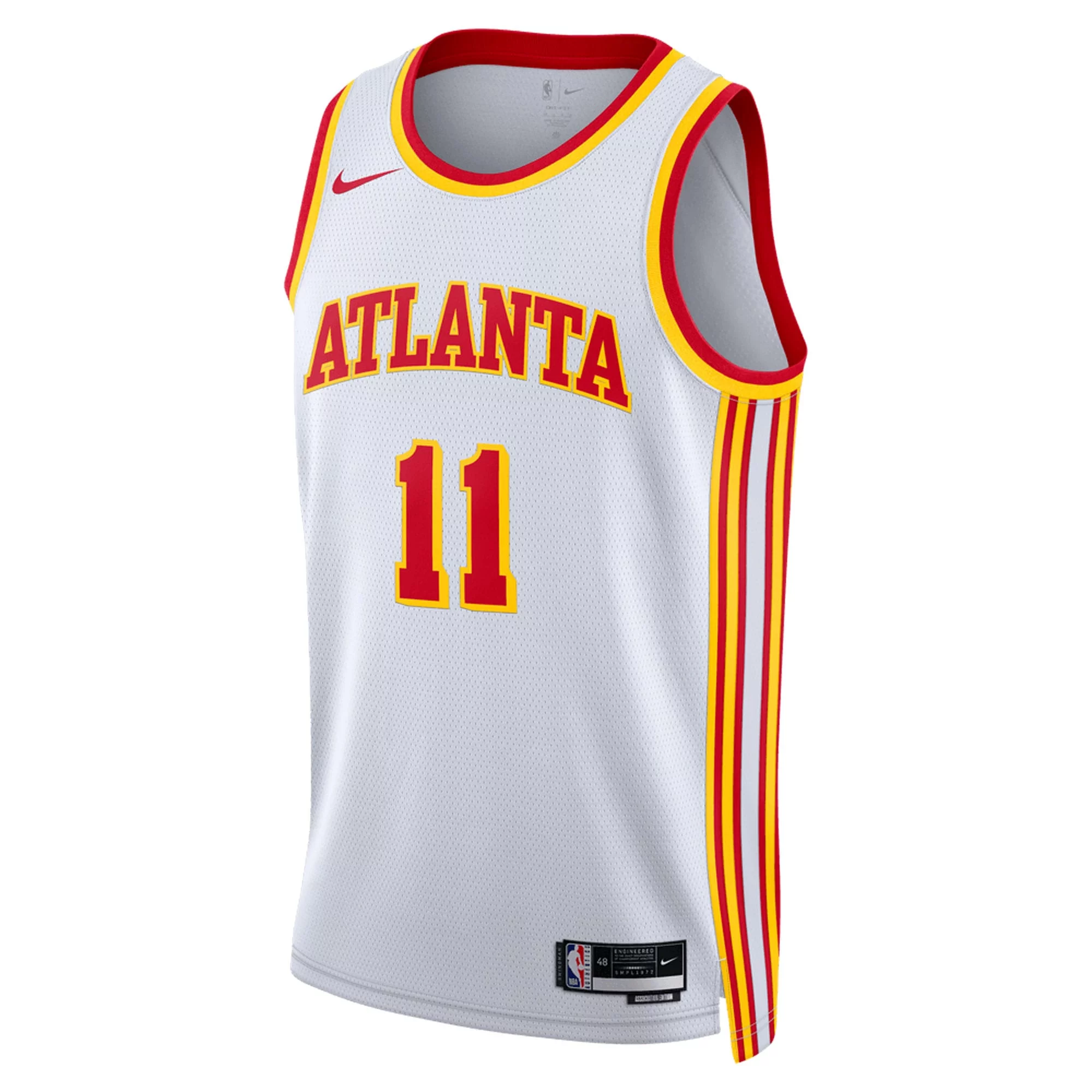 Unisex Nike Trae Young White Atlanta Hawks Swingman Jersey - Association Edition