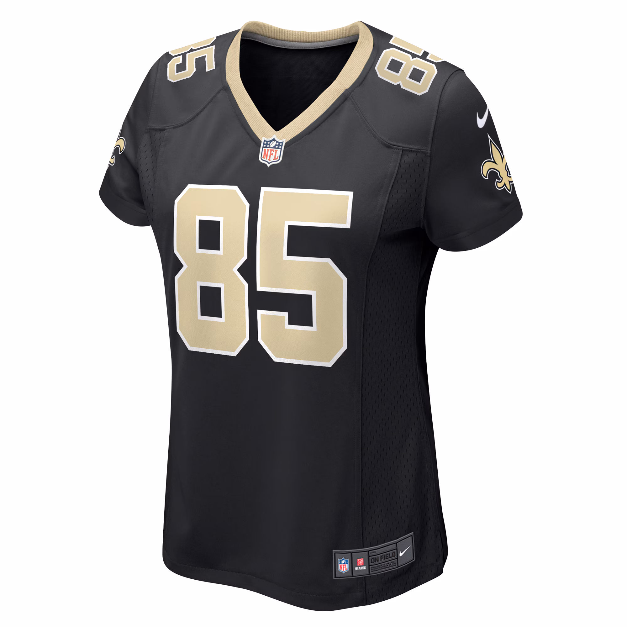 Jontre Kirklin New Orleans Saints Nike Women's Team Game Jersey -  Black