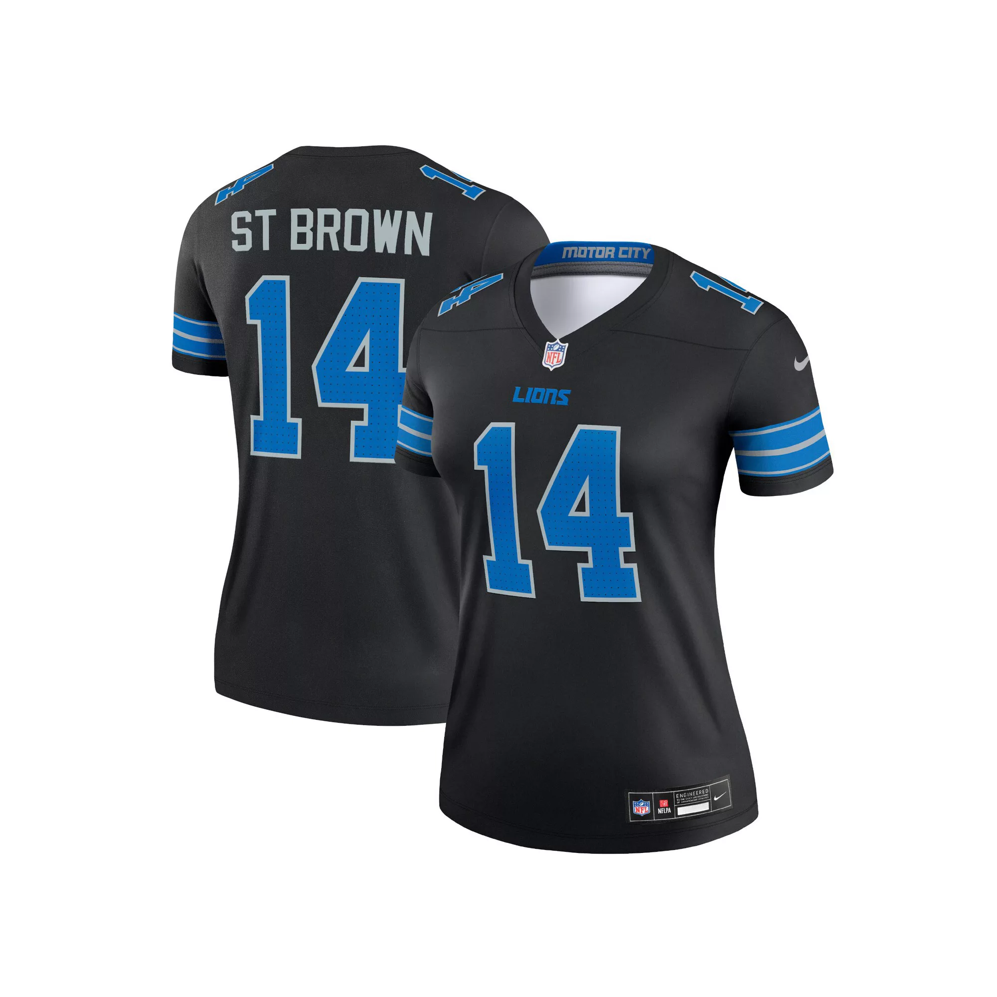 Women's Nike Amon-Ra St. Brown Black Detroit Lions Legend Jersey