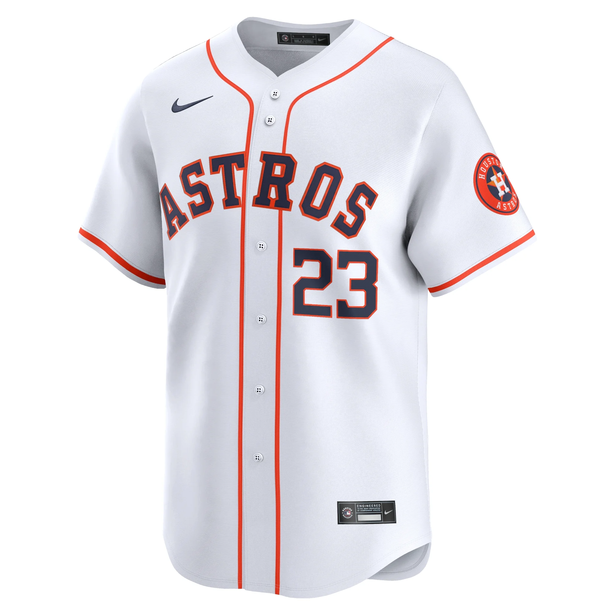 Men's Nike Michael Brantley White Houston Astros Home Limited Player Jersey