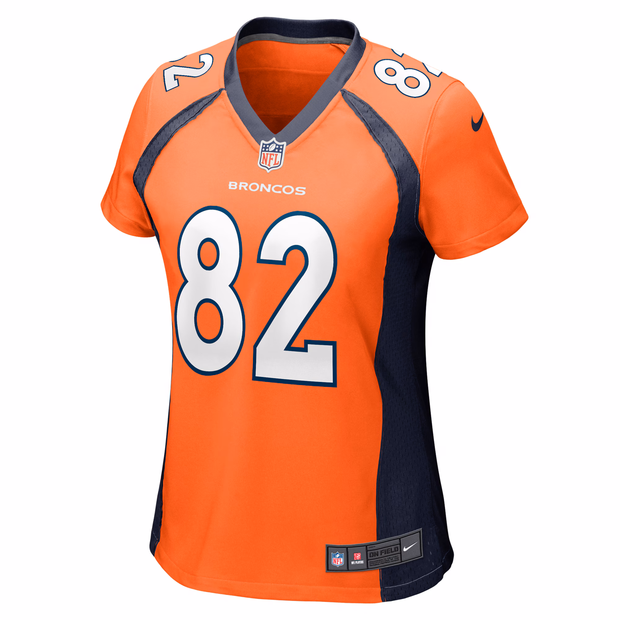 Adam Trautman Denver Broncos Nike Women's Team Game Jersey - Orange