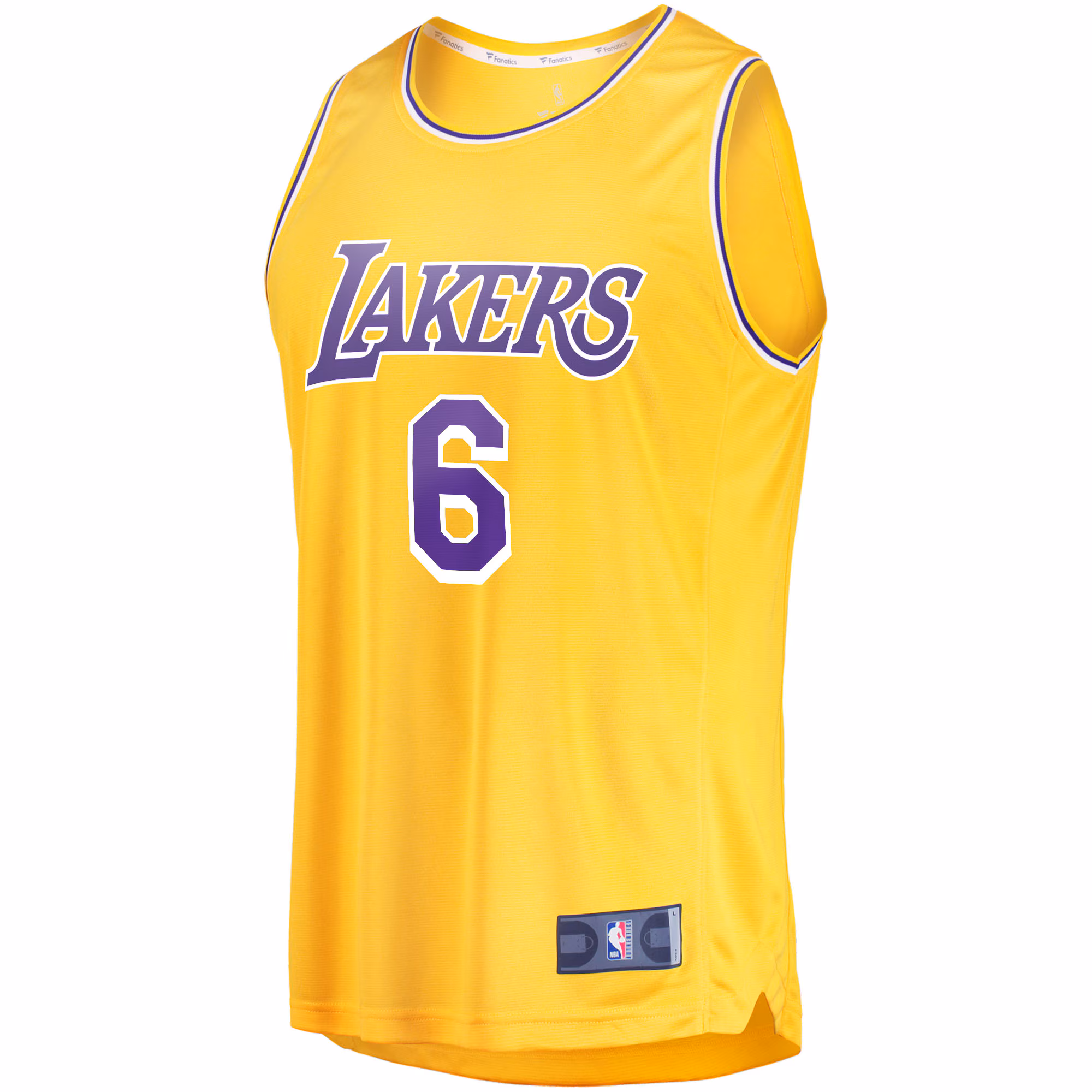 LeBron James Los Angeles Lakers Fanatics 2021/22 Fast Break Replica Jersey - Icon Edition - Gold