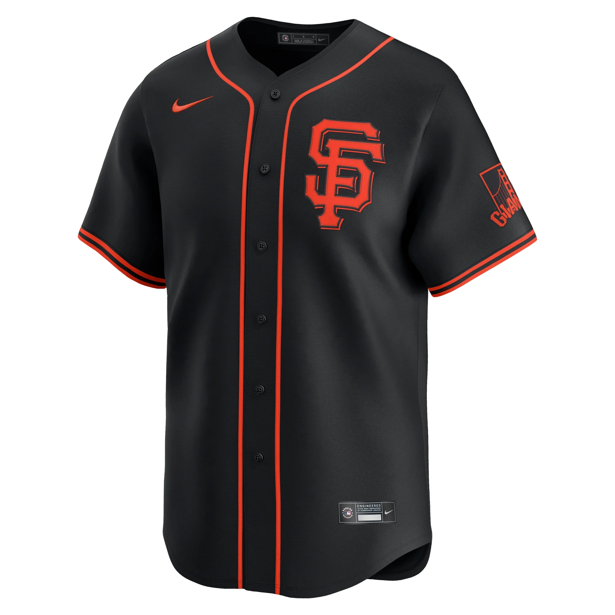 Men's Nike Blake Snell Black San Francisco Giants Alternate Limited Jersey