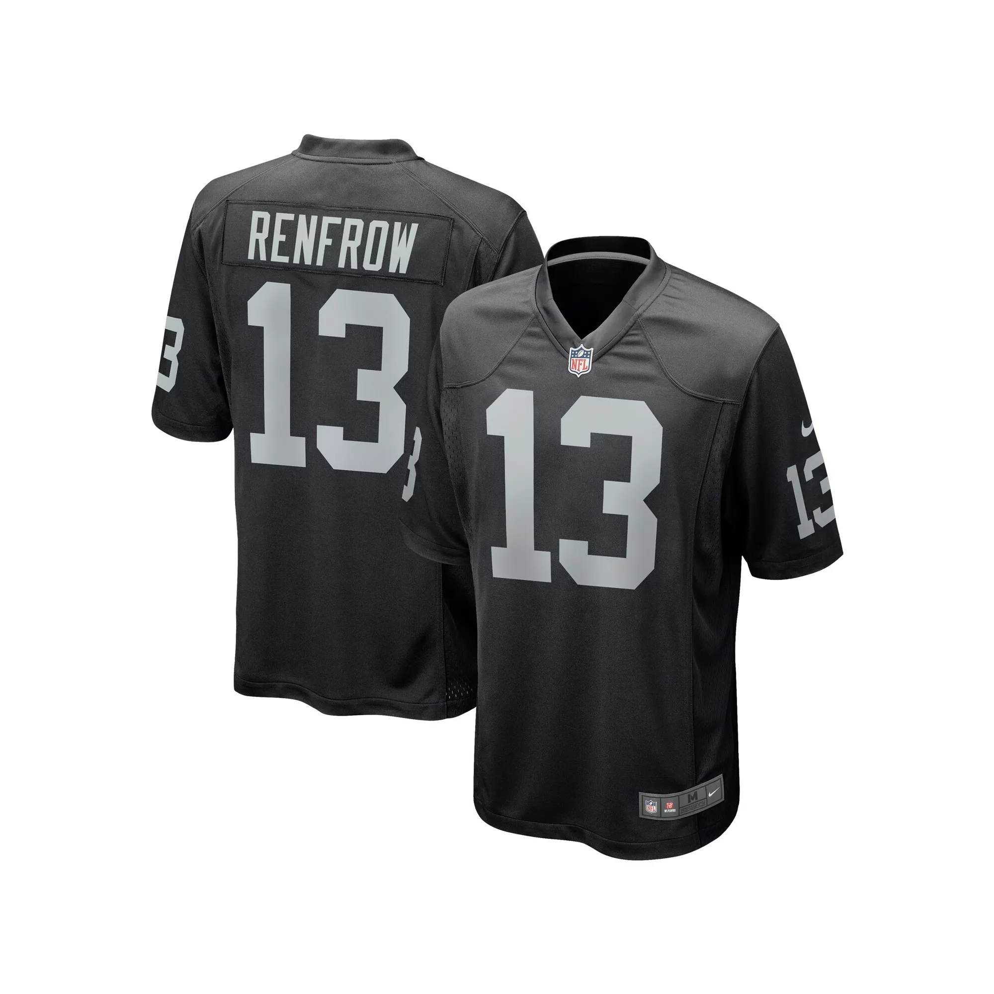 Men's Nike Hunter Renfrow Black Las Vegas Raiders Game Player Jersey