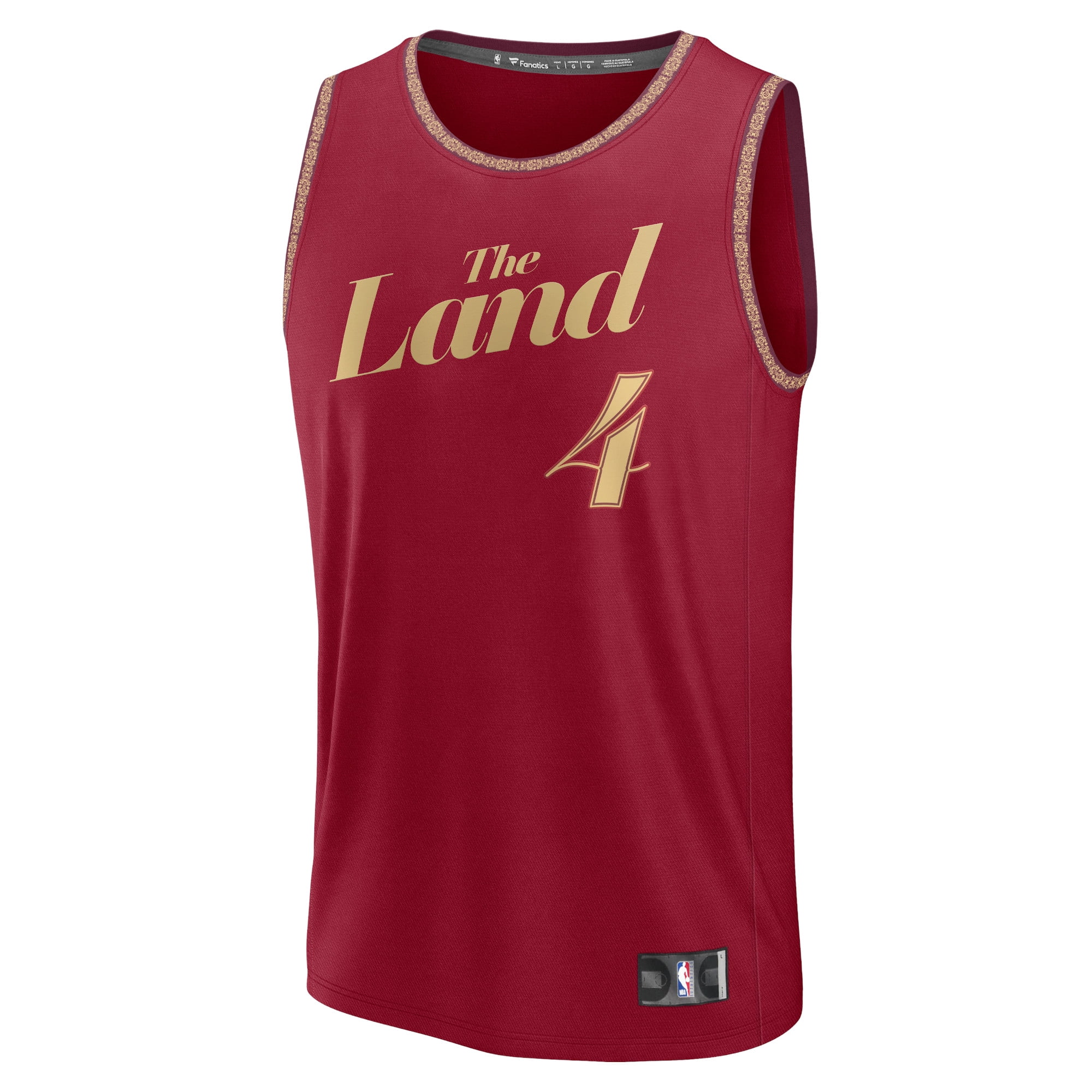 Men's Fanatics Evan Mobley Wine Cleveland Cavaliers Fast Break Jersey - City Edition