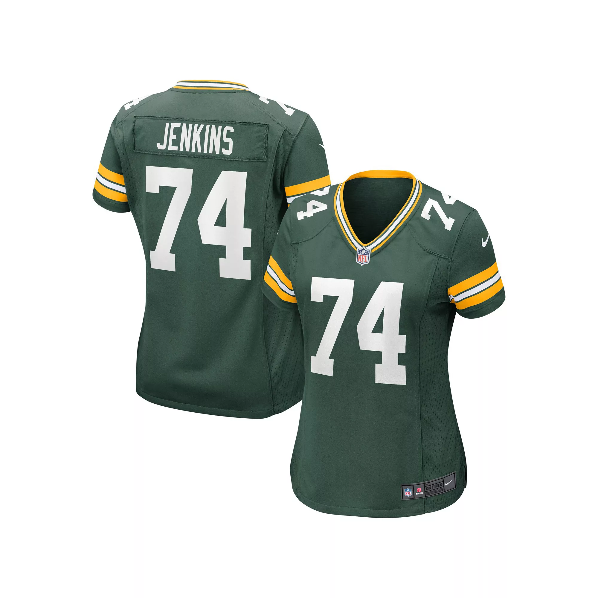 Women's Nike Elgton Jenkins Green Green Bay Packers Game Jersey