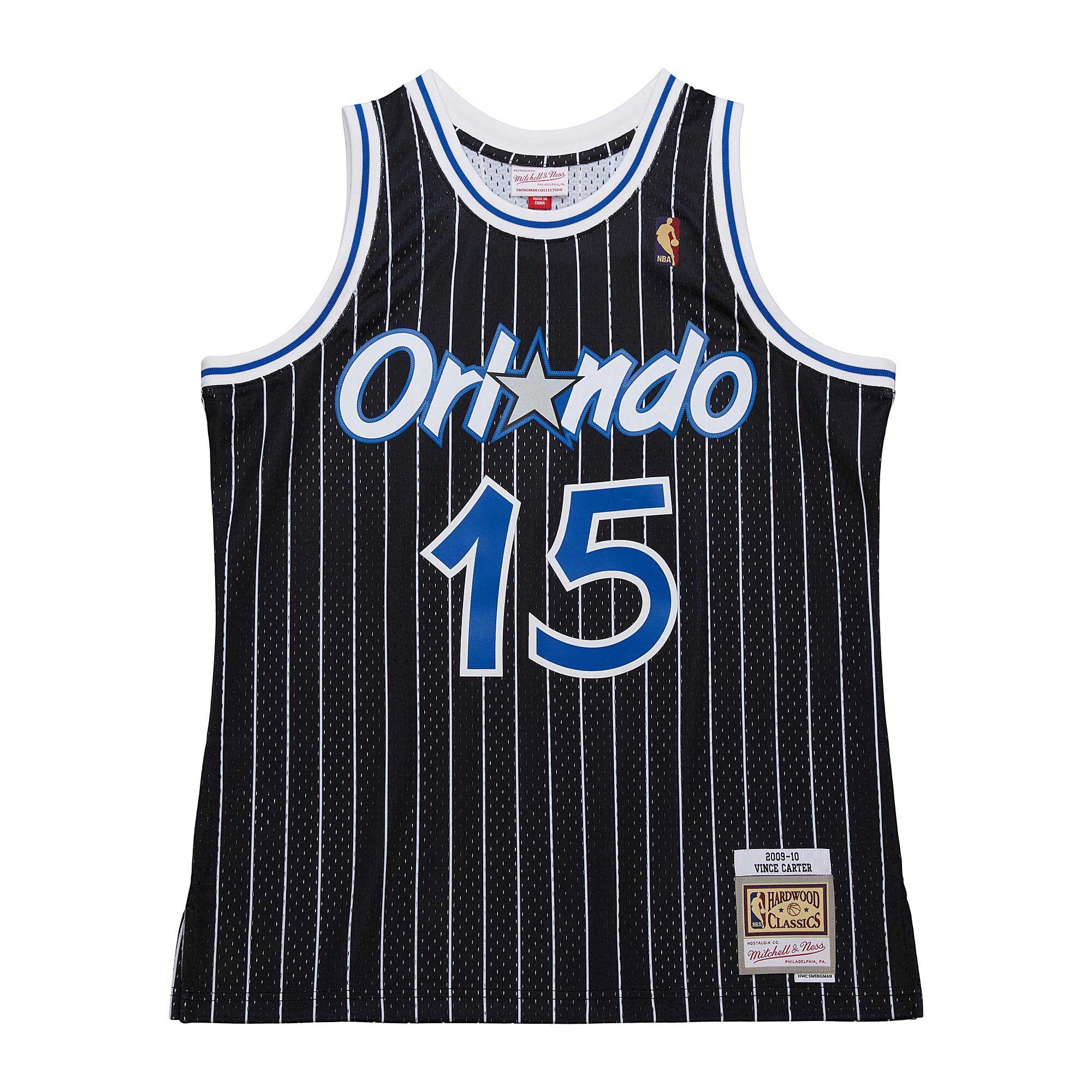 Vince Carter Orlando Magic Mitchell & Ness 2009/10 Hardwood Classics Swingman Jersey - Black
