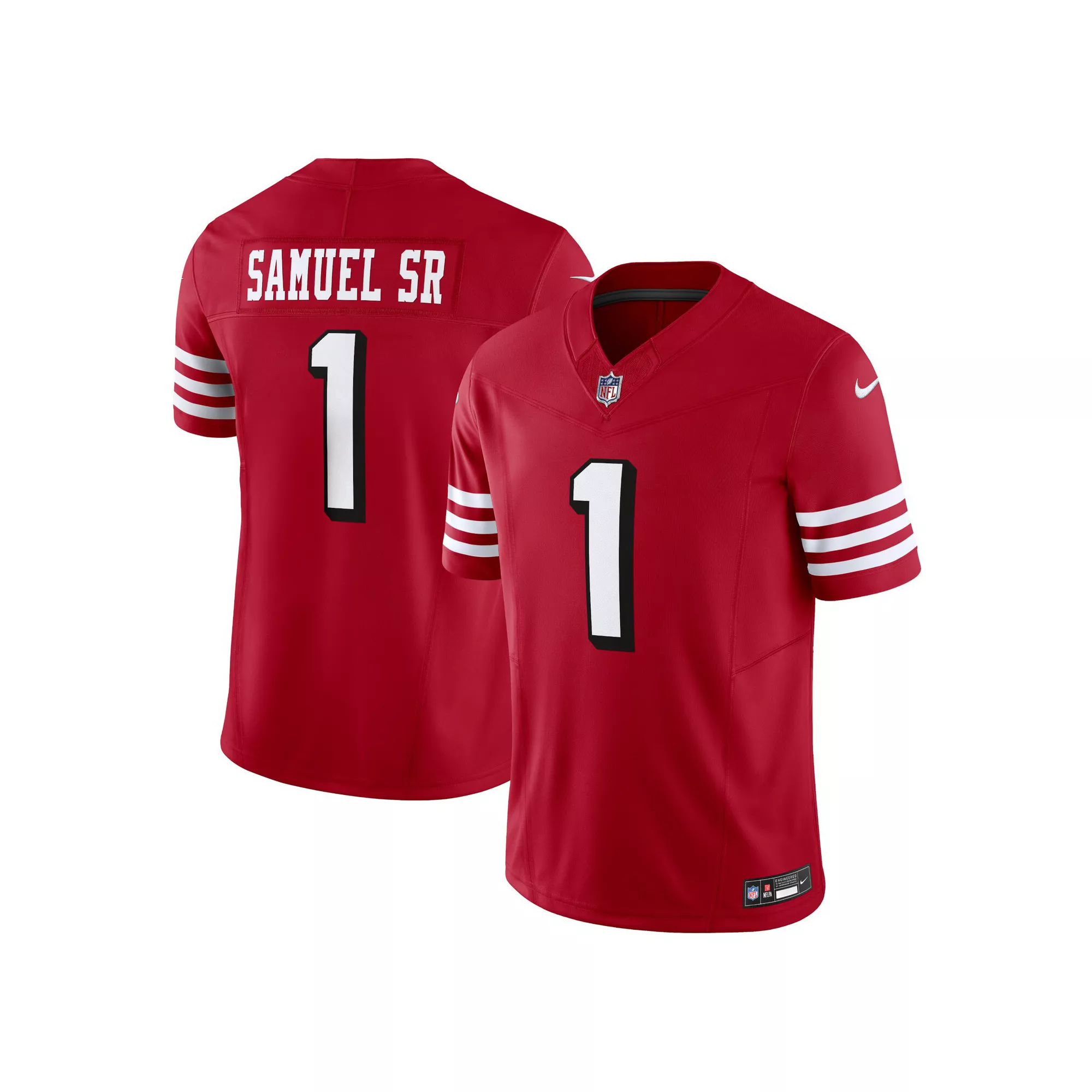 Men's Nike Deebo Samuel Sr Scarlet San Francisco 49ers Alternate Vapor F.U.S.E. Limited Jersey