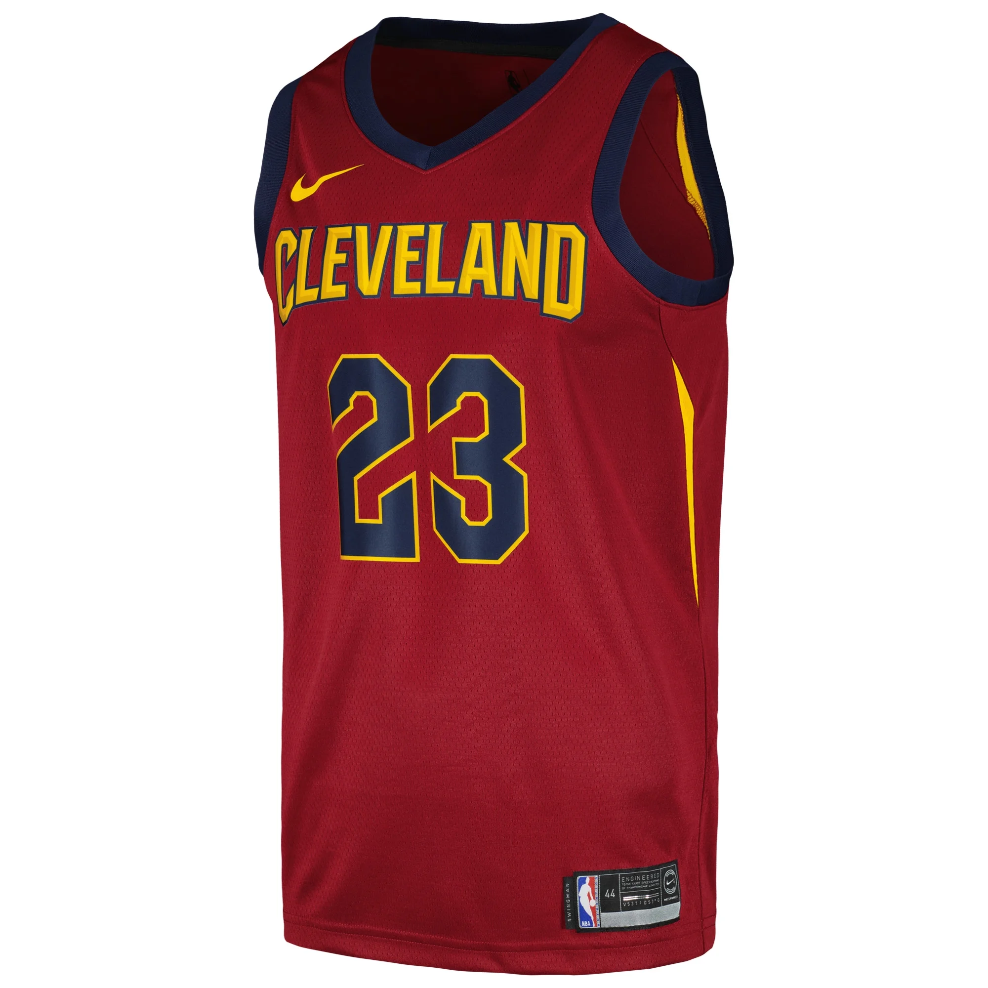 Men's Nike LeBron James Wine Cleveland Cavaliers Swingman Player Jersey - Icon Edition