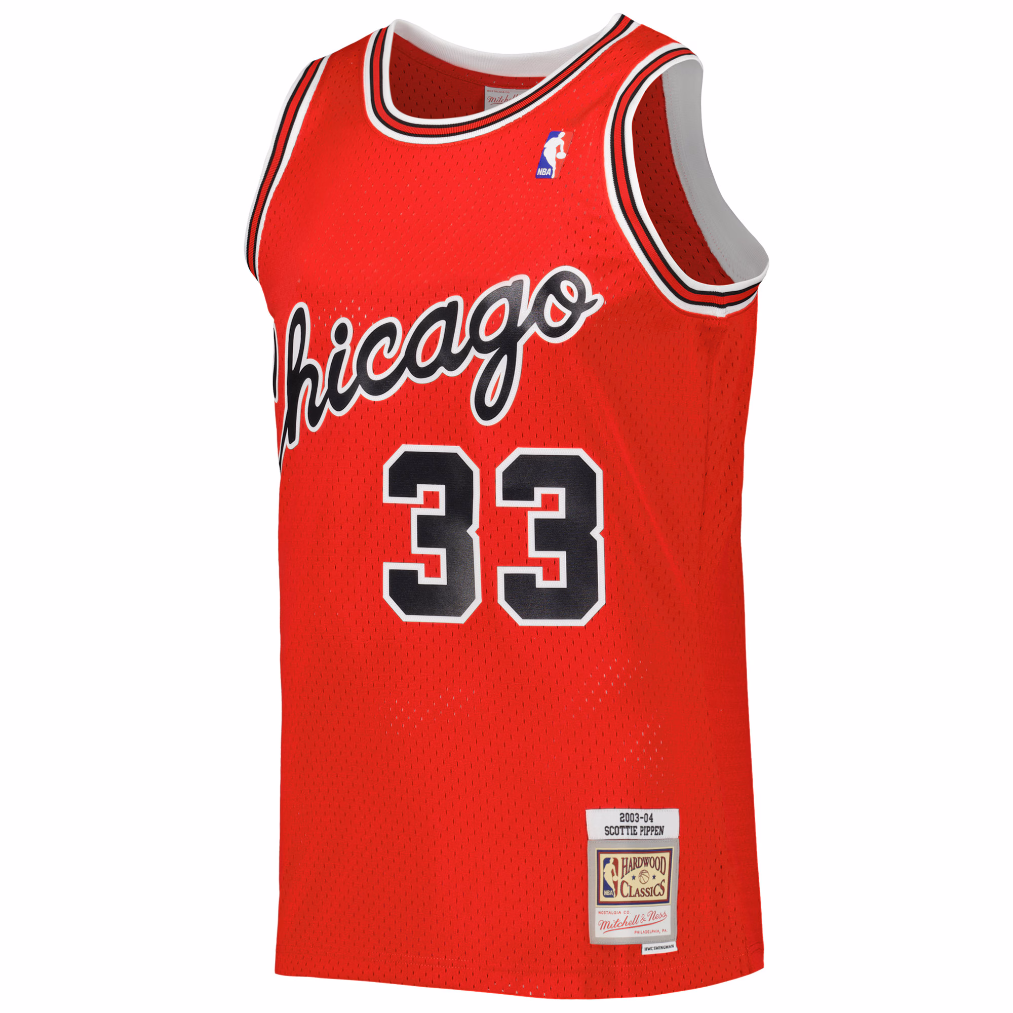 Scottie Pippen Chicago Bulls Mitchell & Ness Hardwood Classics 2003-04 Swingman Jersey - Red