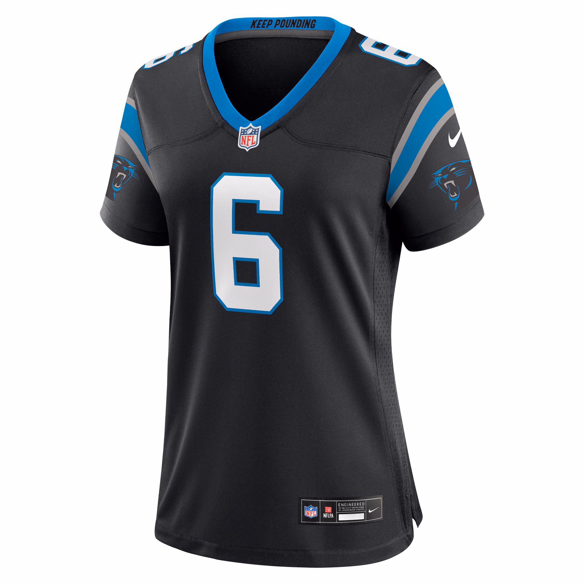 Miles Sanders Carolina Panthers Nike Women's Nike Women's All Player Jersey - Black