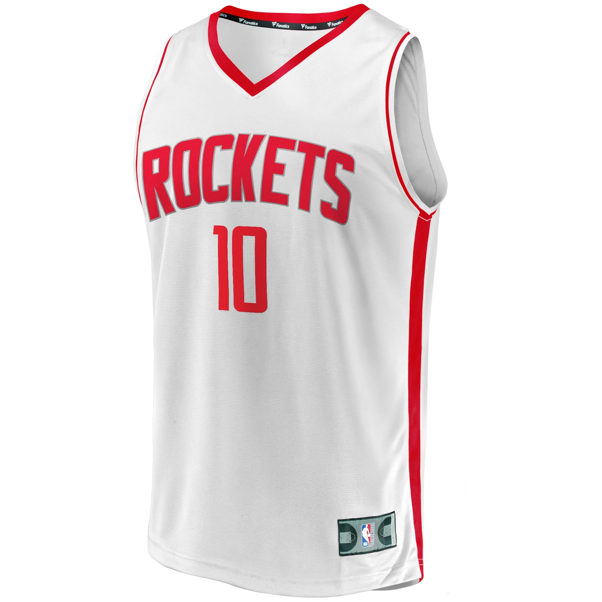 Men's Fanatics Jabari Smith Jr. White Houston Rockets Fast Break Replica Player Jersey - Association Edition