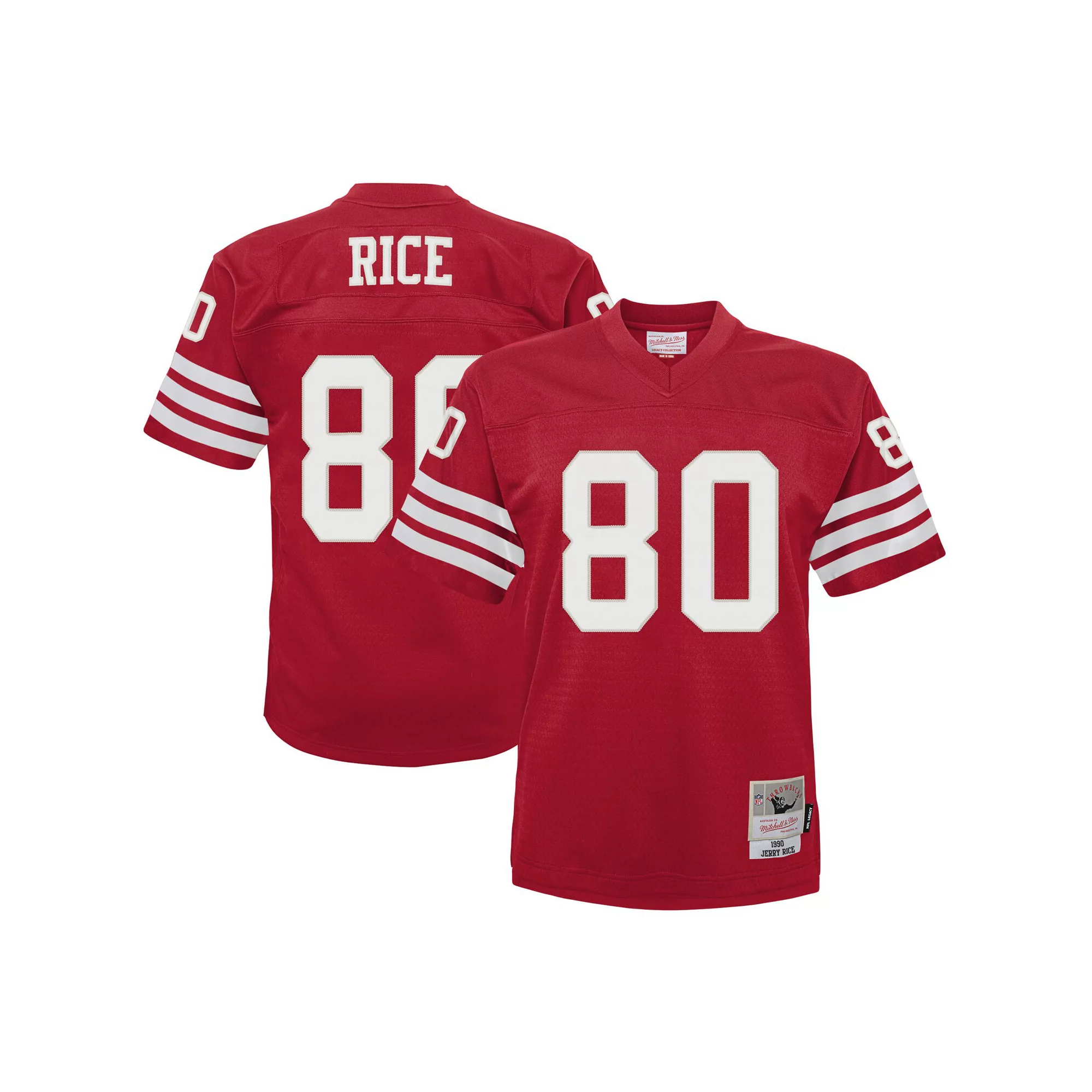Infant Mitchell & Ness Jerry Rice Scarlet San Francisco 49ers 1990 Retired Legacy Jersey
