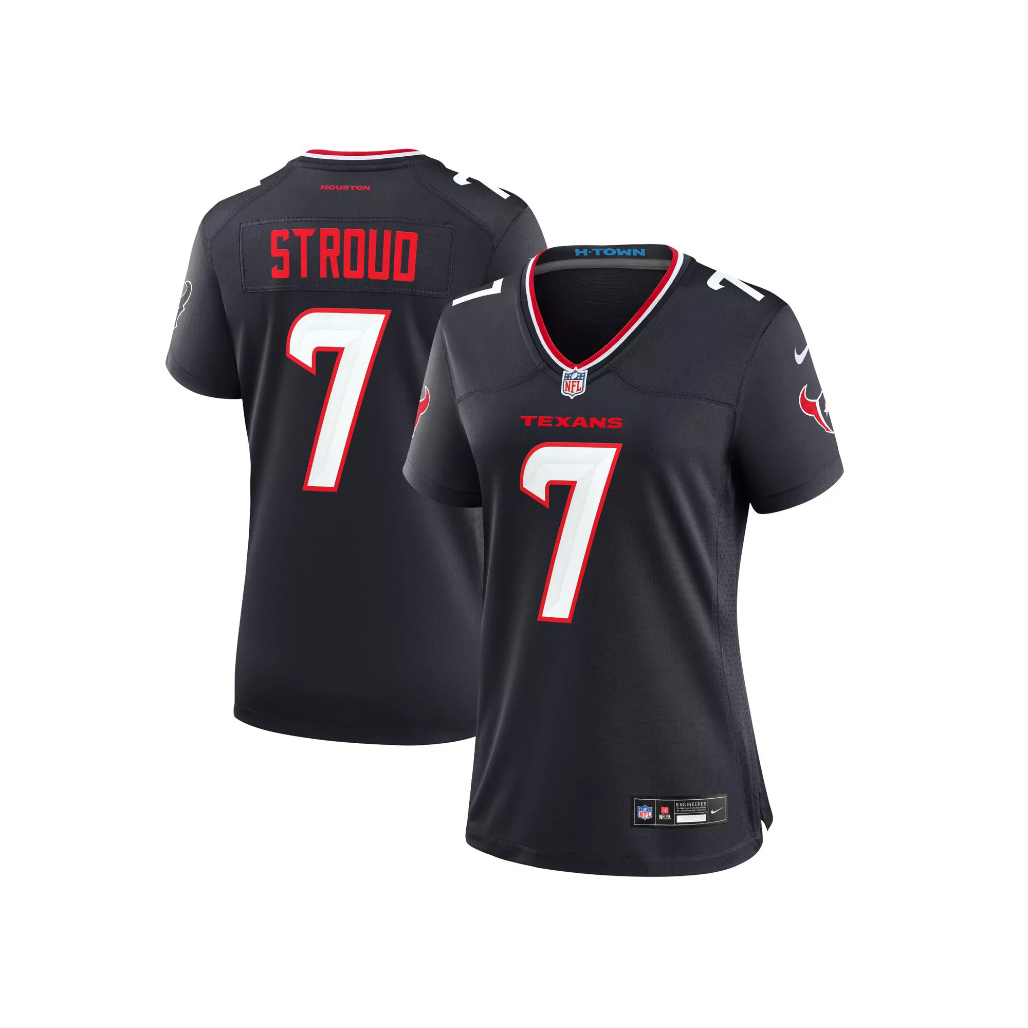 Women's Nike C.J. Stroud Navy Houston Texans Game  Jersey