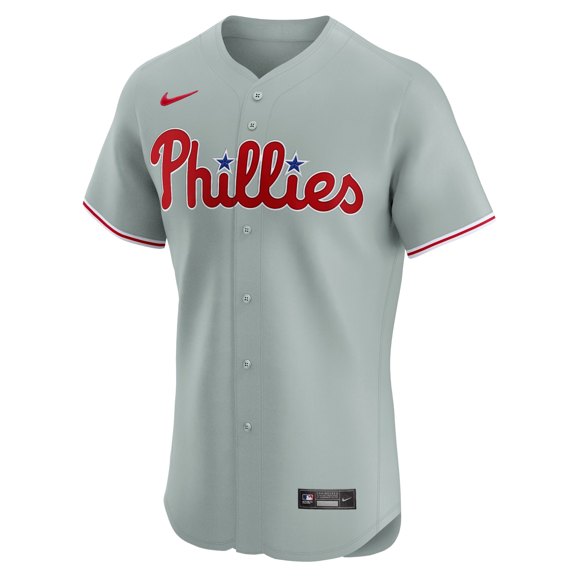 Philadelphia Phillies Nike Road Elite Jersey - Gray