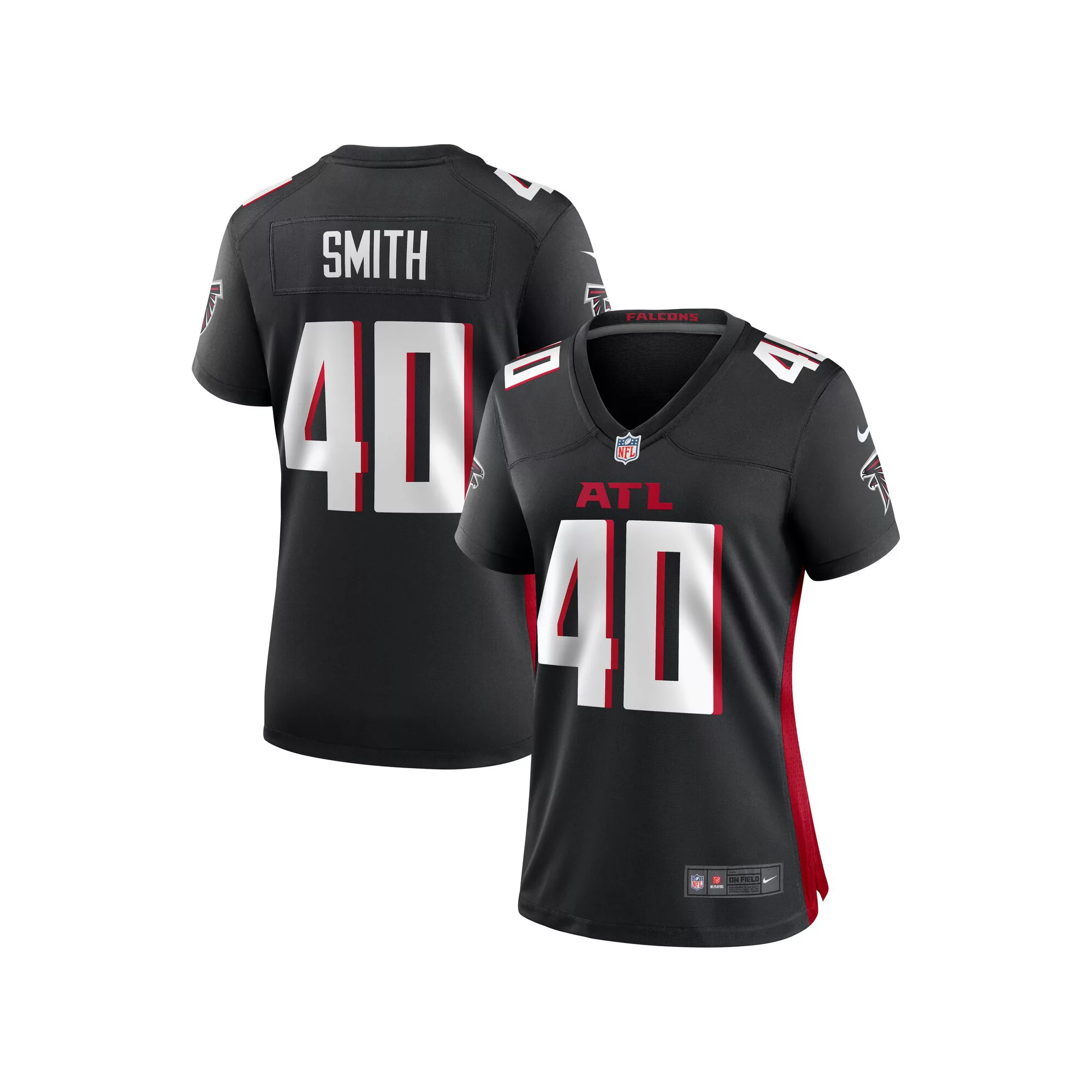 Women's Nike Keith Smith Black Atlanta Falcons Game Jersey