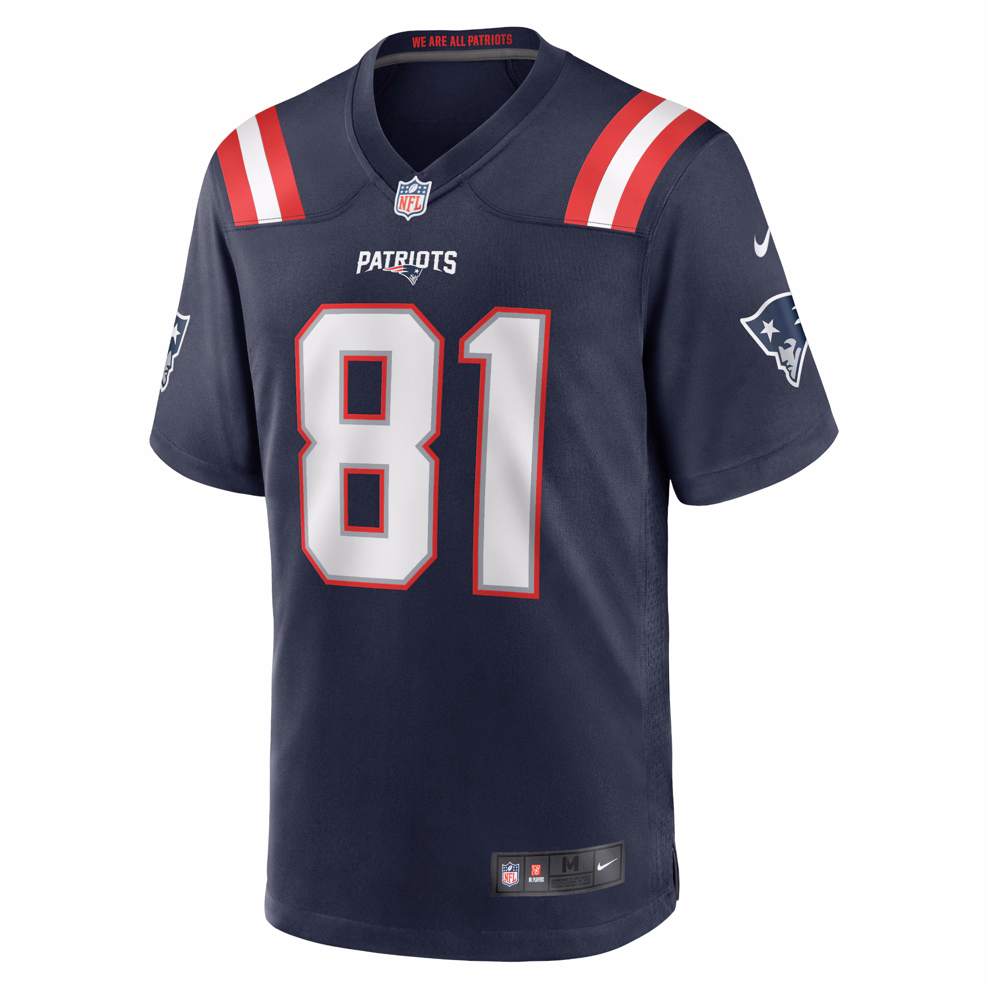 Jonnu Smith New England Patriots Nike Game Jersey - Navy