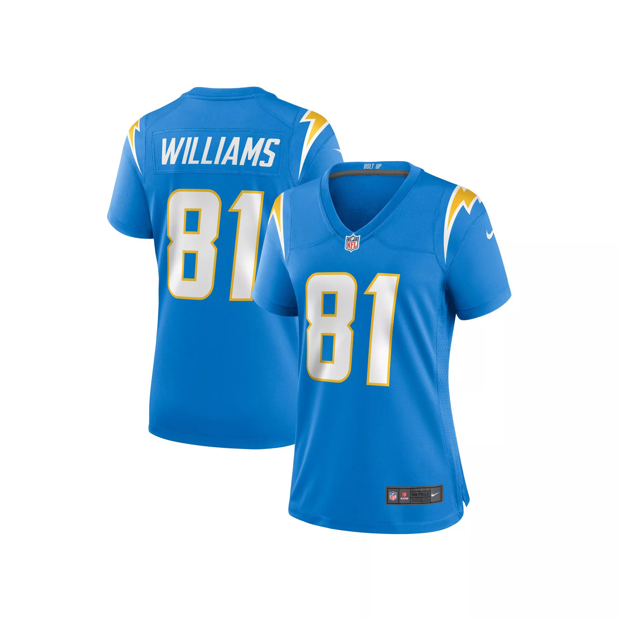 Women's Nike Mike Williams Powder Blue Los Angeles Chargers Game Jersey