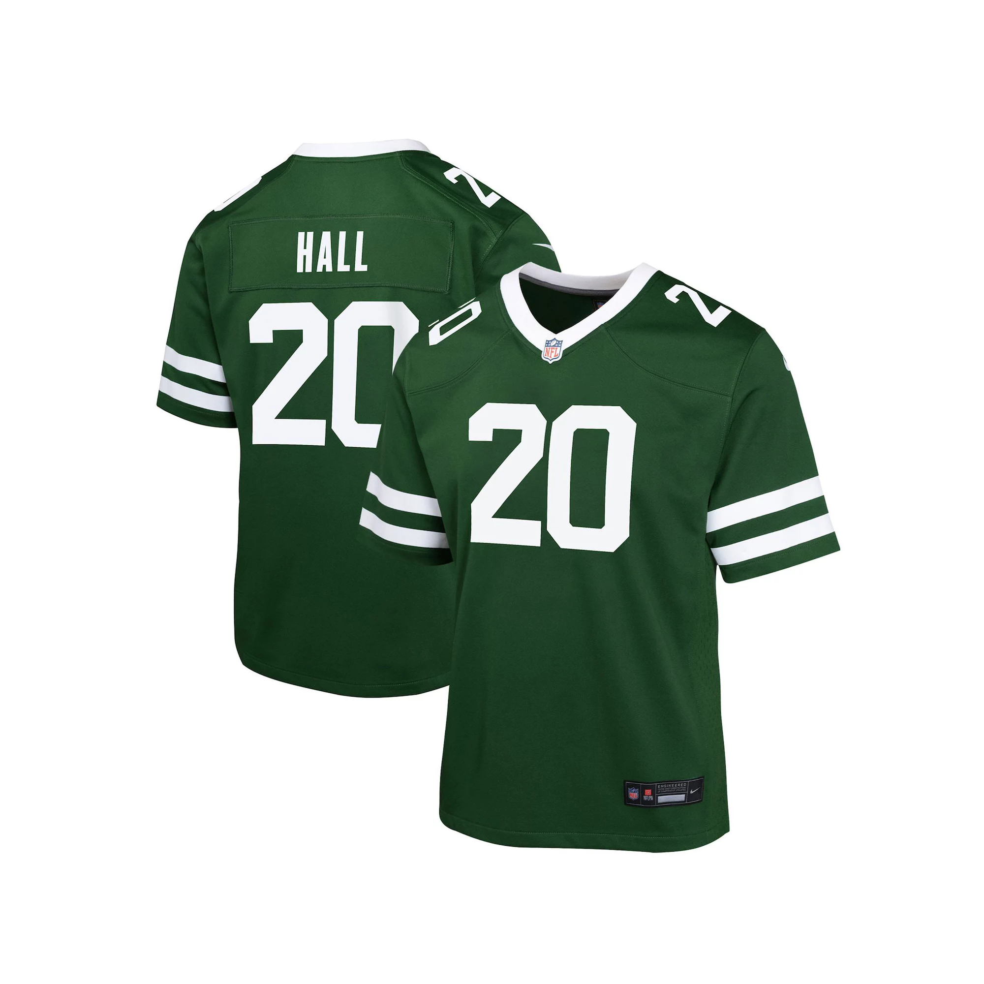 Youth Nike Breece Hall Legacy Green New York Jets Game Jersey