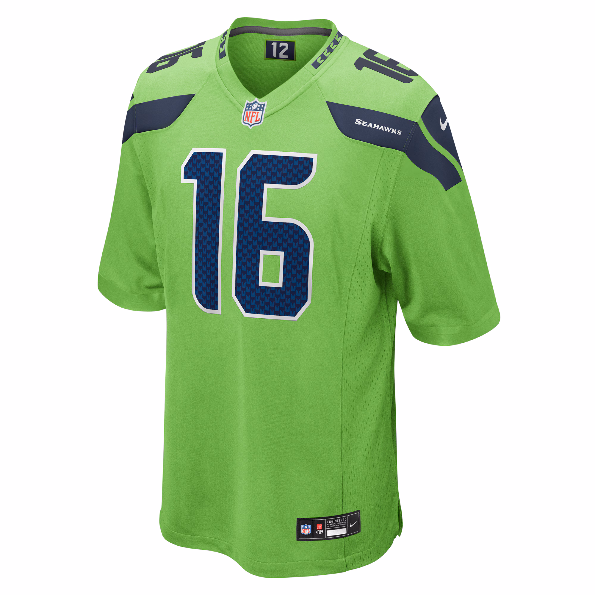 Tyler Lockett Seattle Seahawks Nike  Game Jersey - Neon Green
