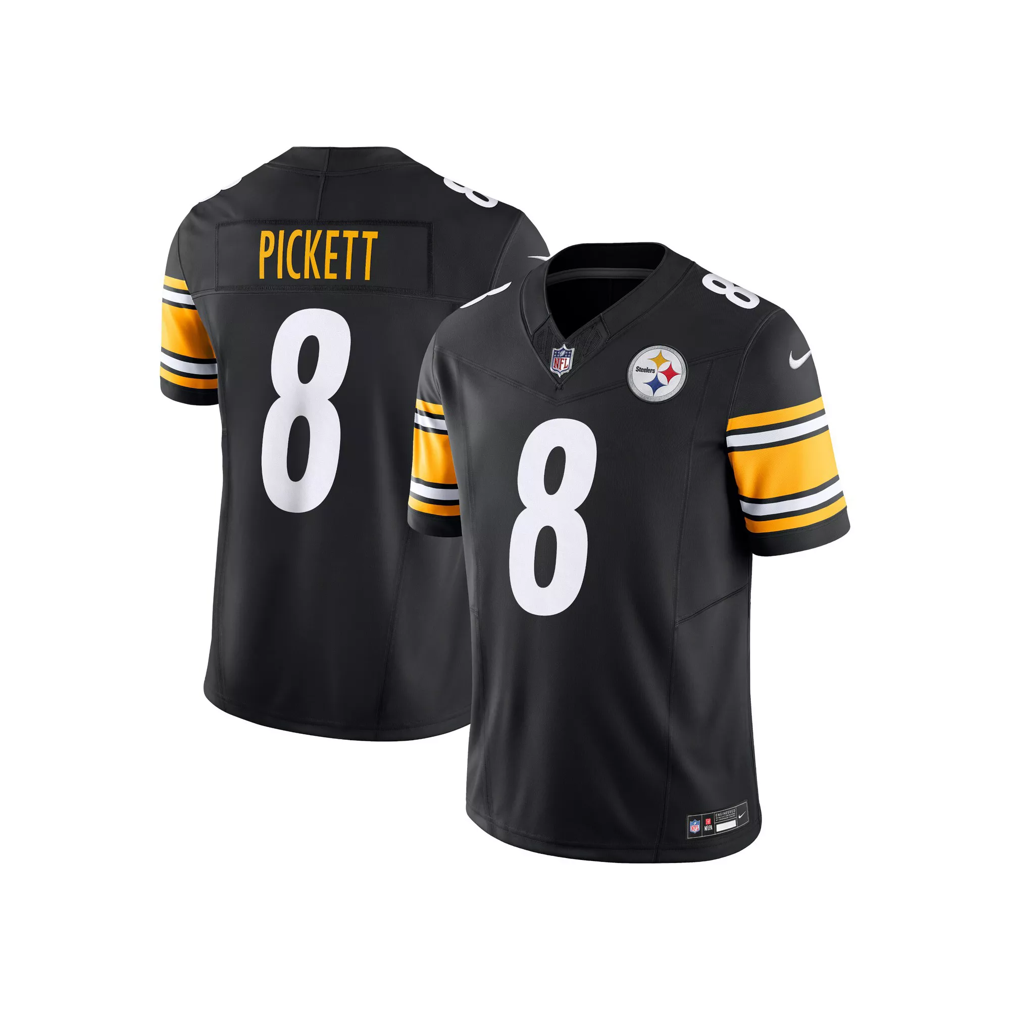 Men's Nike Kenny Pickett Black Pittsburgh Steelers Vapor F.U.S.E. Limited  Jersey