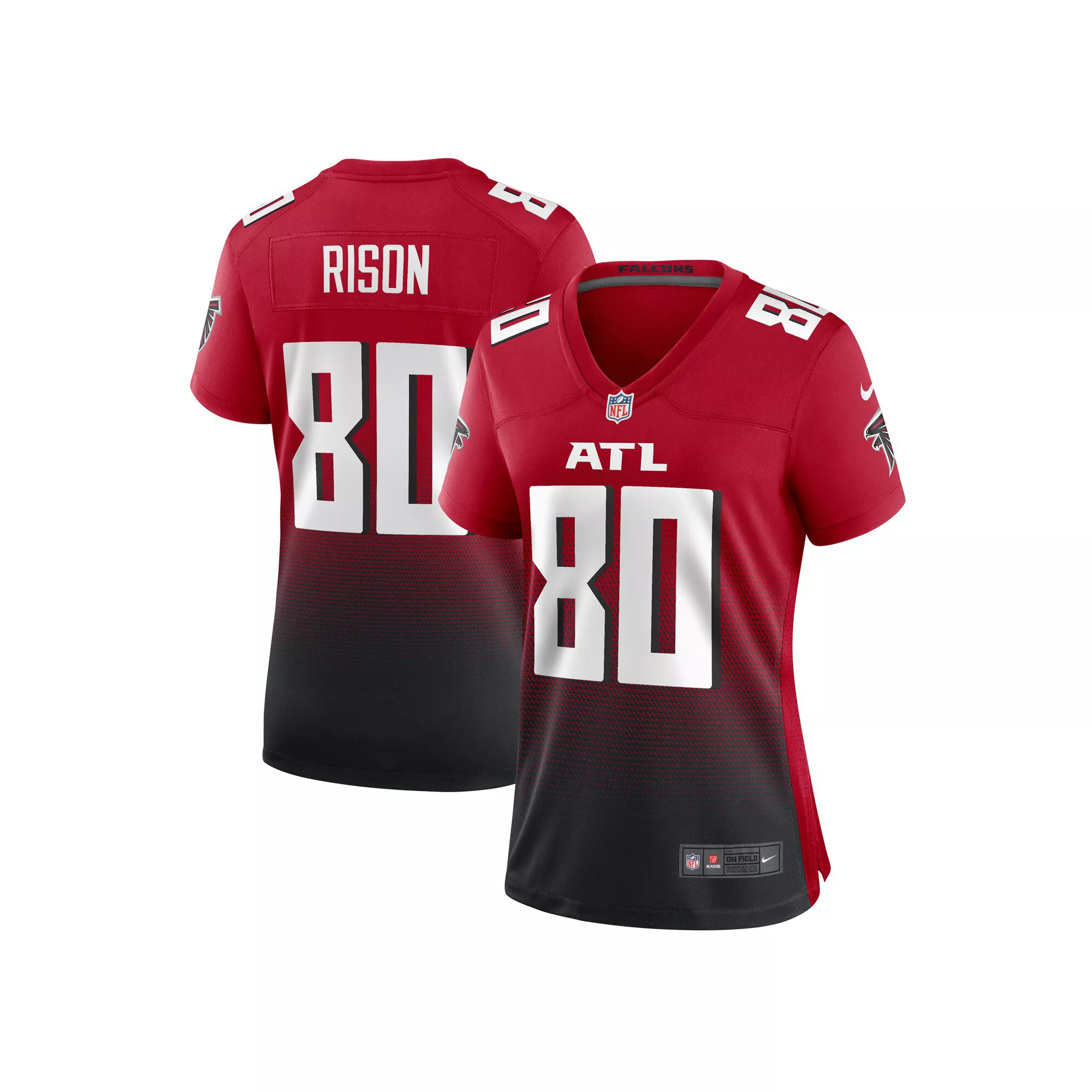 Women's Nike Andre Rison Red Atlanta Falcons Retired Player Jersey