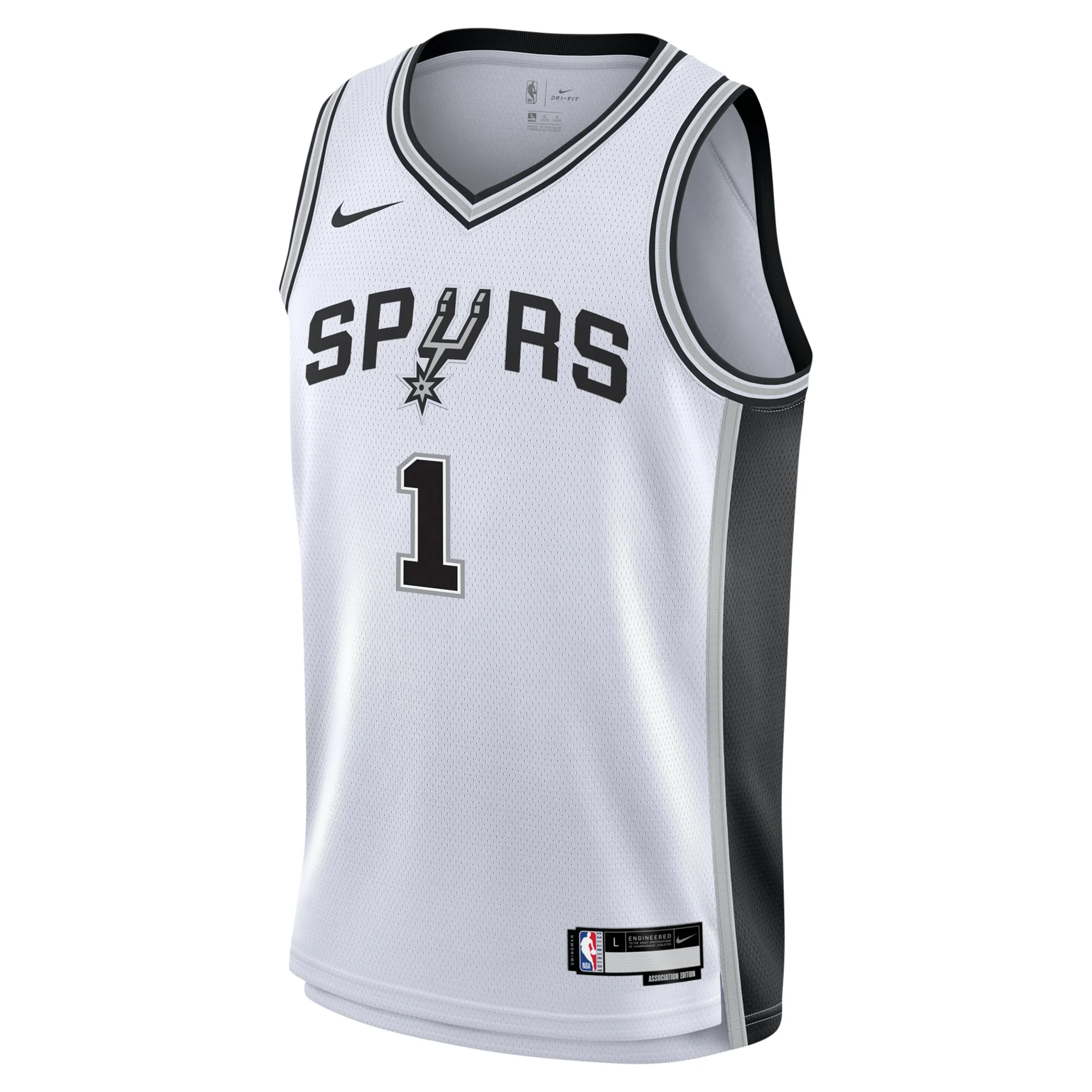 Youth Nike Victor Wembanyama White San Antonio Spurs Swingman Jersey - Association Edition
