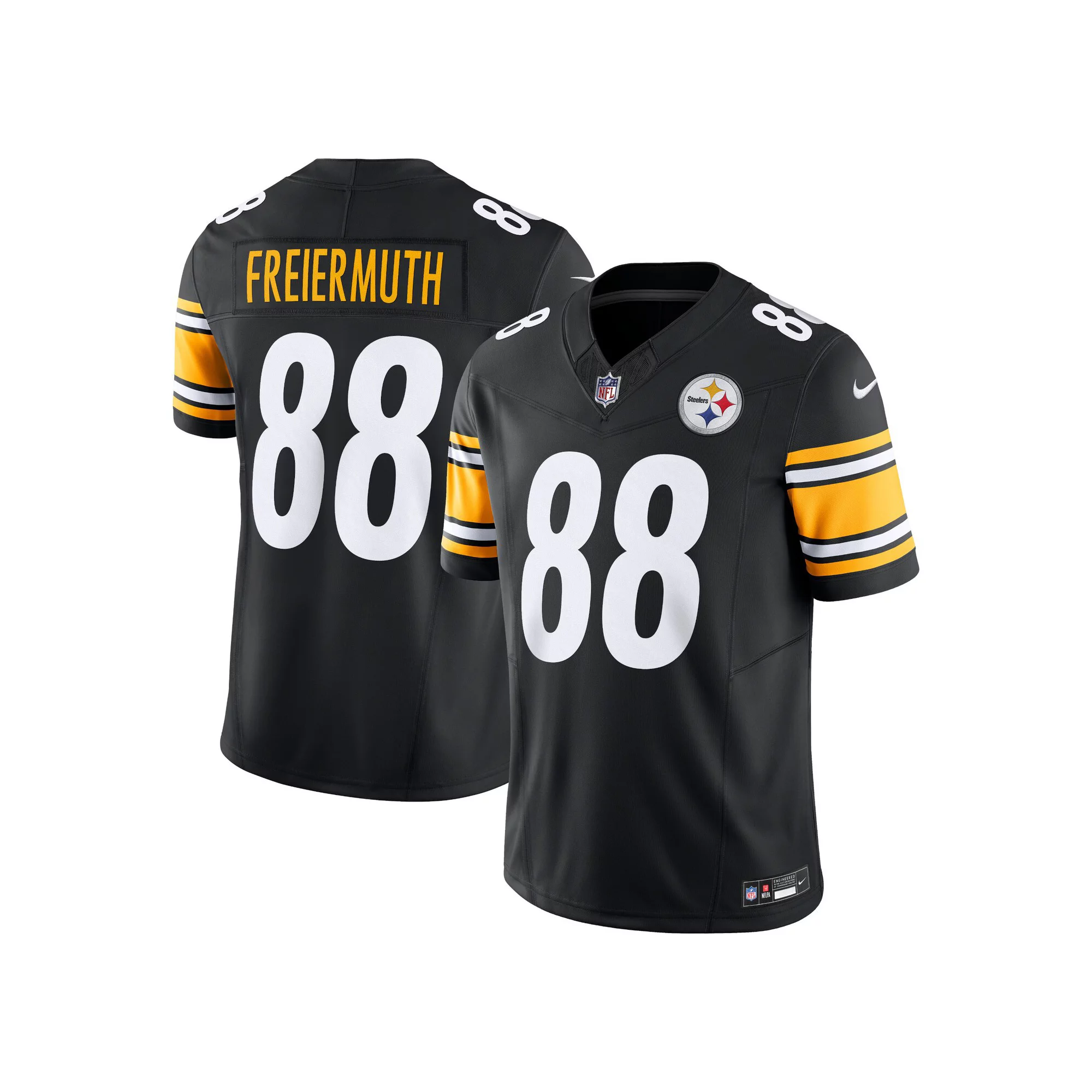 Men's Nike Pat Freiermuth Black Pittsburgh Steelers Vapor F.U.S.E. Limited  Jersey