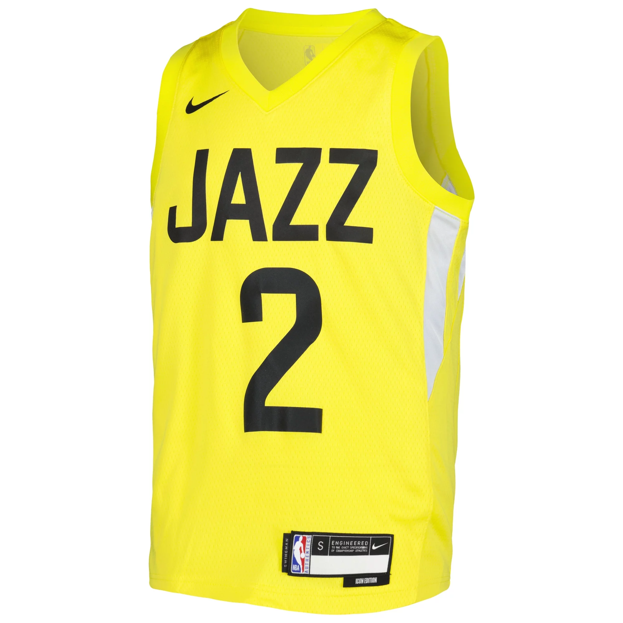 Youth Nike Collin Sexton Yellow Utah Jazz Swingman Jersey - Icon Edition