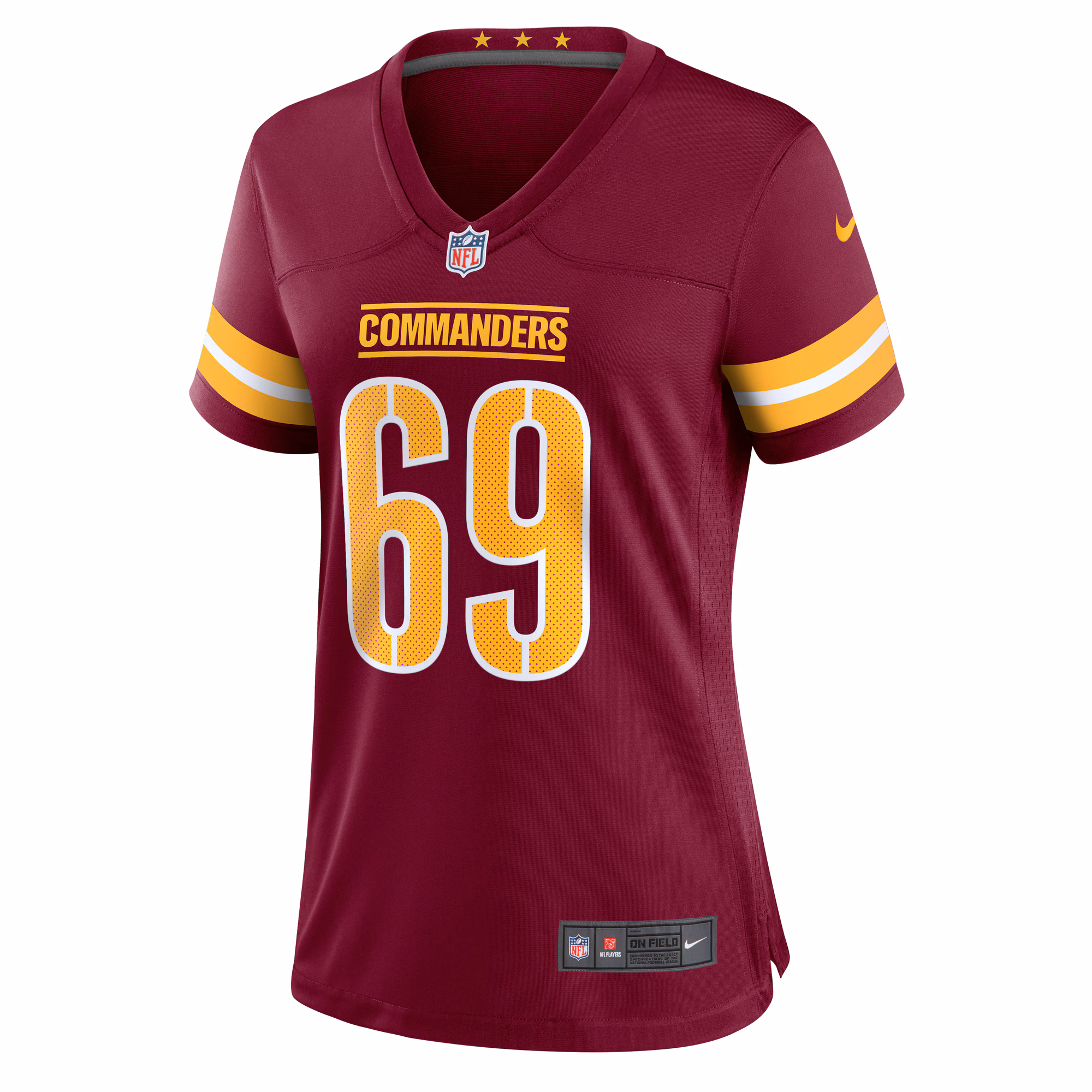 Tyler Larsen Washington Commanders Nike Women's  Game Jersey -  Burgundy