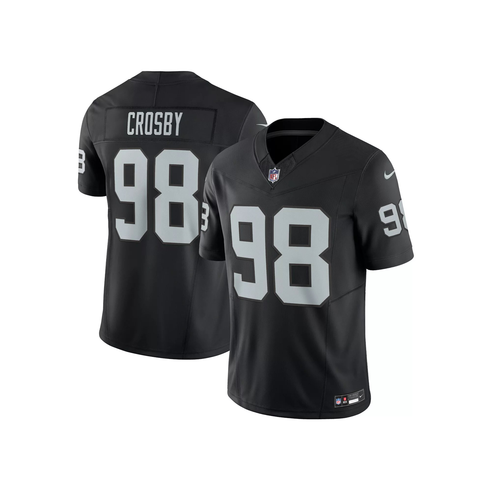 Men's Nike Maxx Crosby Black Las Vegas Raiders Vapor F.U.S.E. Limited  Jersey