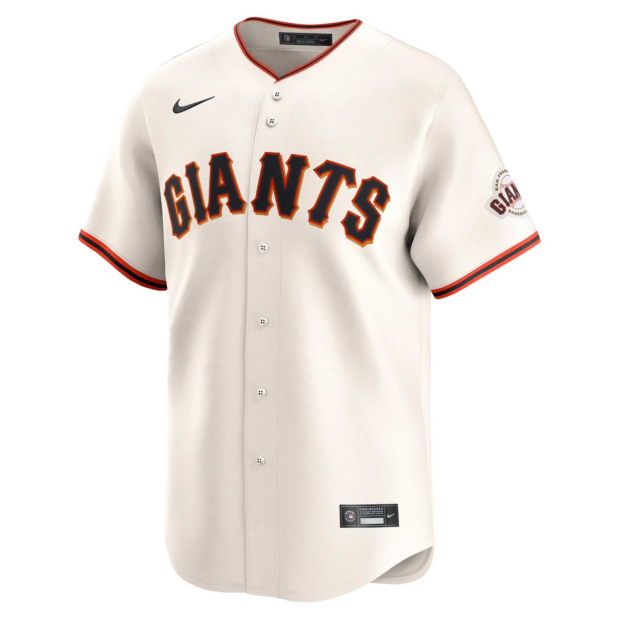 Men's Nike Marco Luciano Cream San Francisco Giants Home Limited Player Jersey