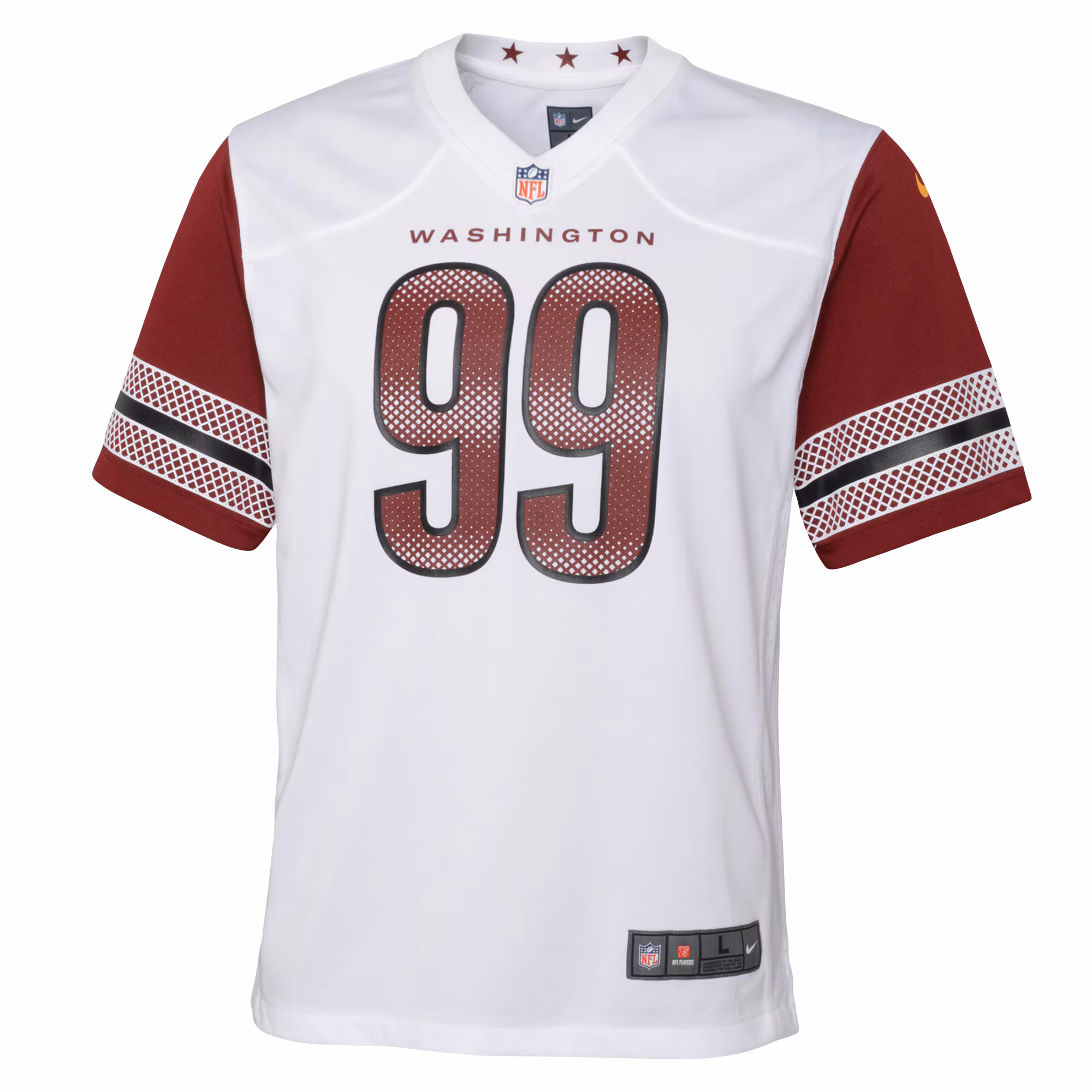 Chase Young Washington Commanders Nike Youth Game Jersey - White