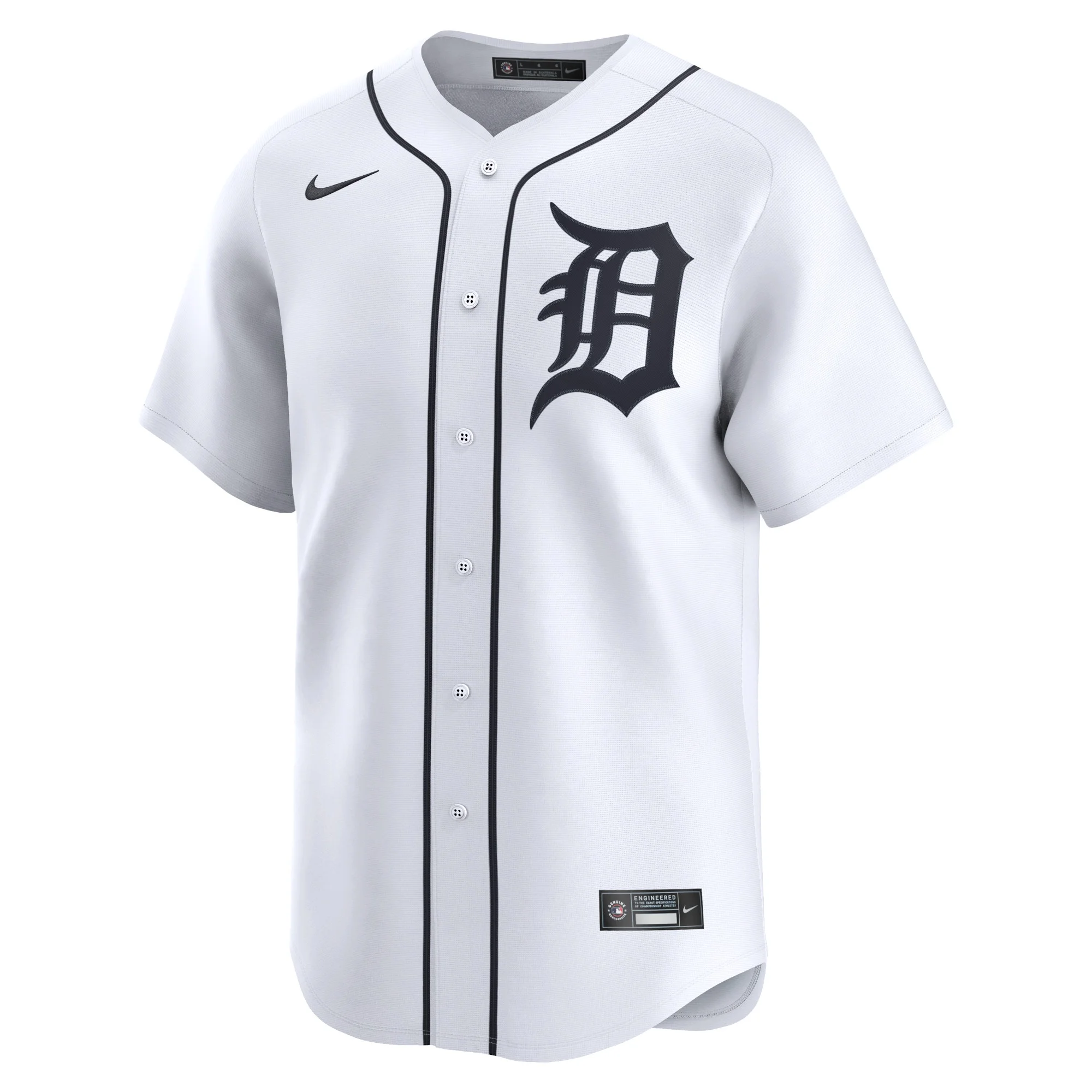 Men's Nike White Detroit Tigers 2024 Jackie Robinson Day Home Limited Jersey