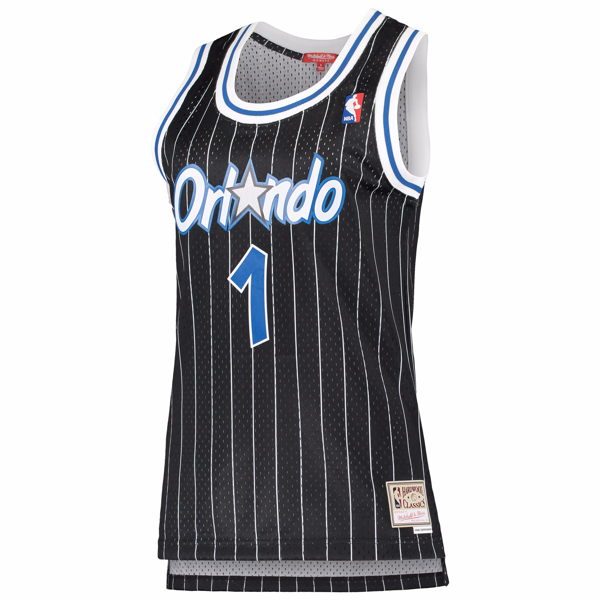 Penny Hardaway Orlando Magic Mitchell & Ness Women's 1994/95 Hardwood Classics Swingman Jersey - Black