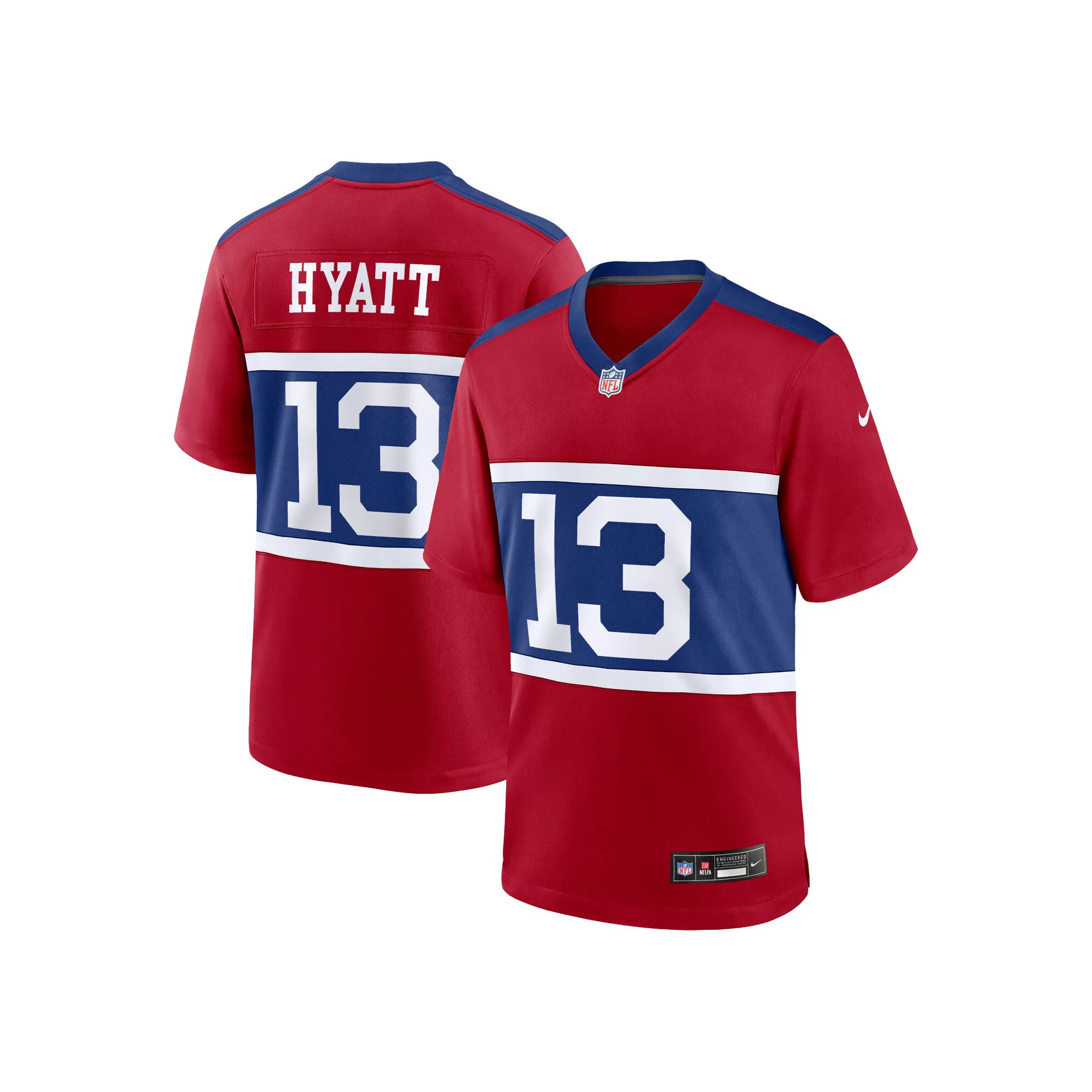 Youth Nike Jalin Hyatt Century Red New York Giants Alternate Player Game Jersey