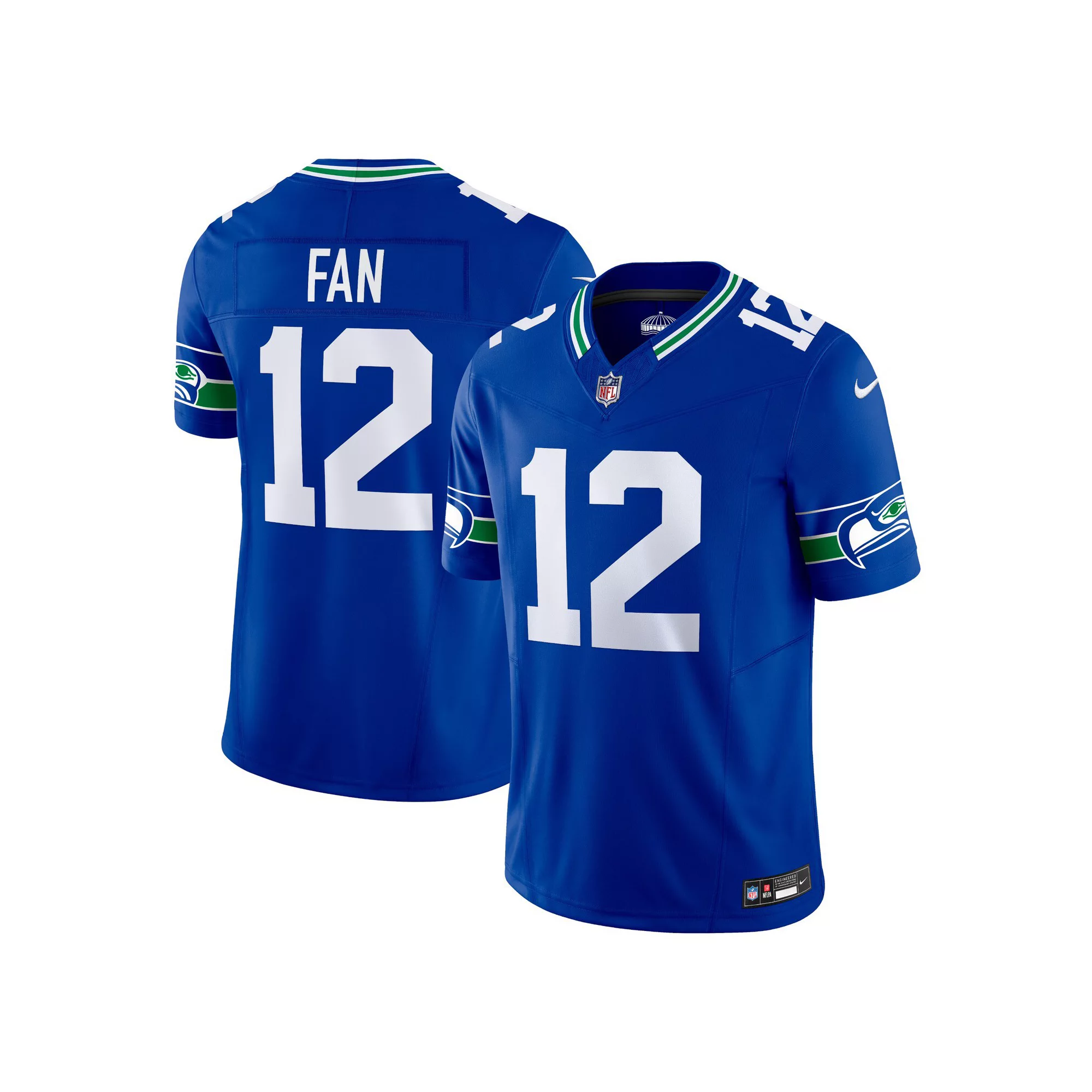 Men's Nike 12th Fan Royal Seattle Seahawks Vapor F.U.S.E. Limited Jersey