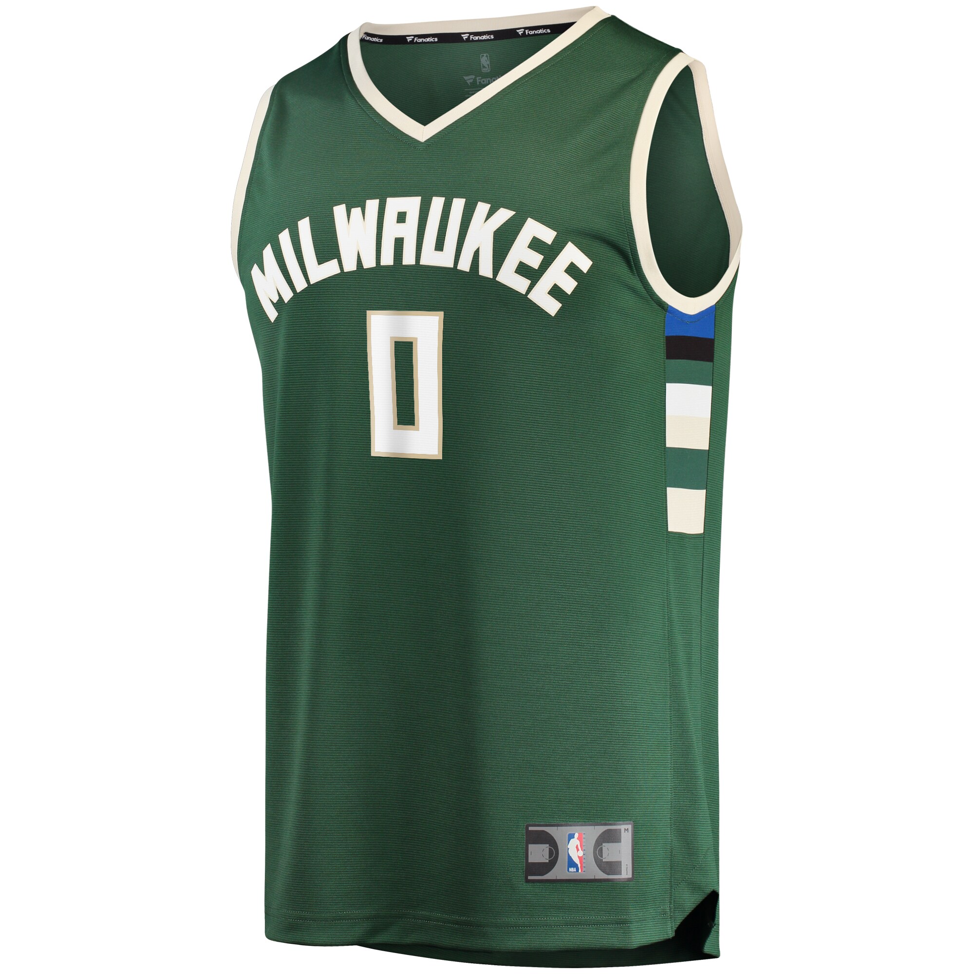 Damian Lillard Milwaukee Bucks Fanatics Youth Fast Break Player Jersey - Icon Edition - Hunter Green