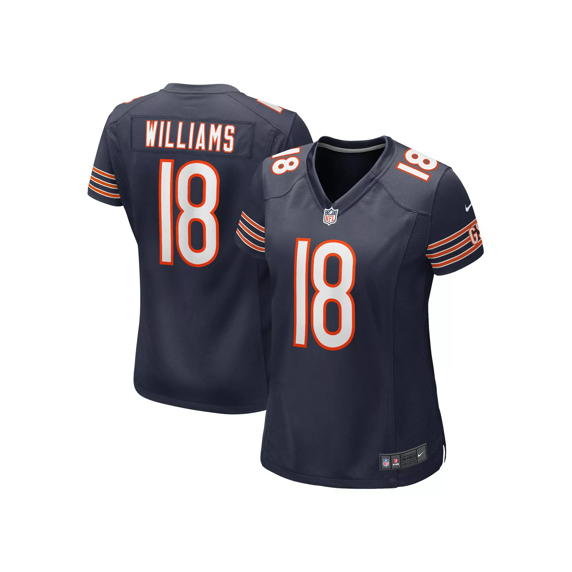 Women's Nike Caleb Williams Navy Chicago Bears 2024 NFL Draft First Round Pick Player Game Jersey