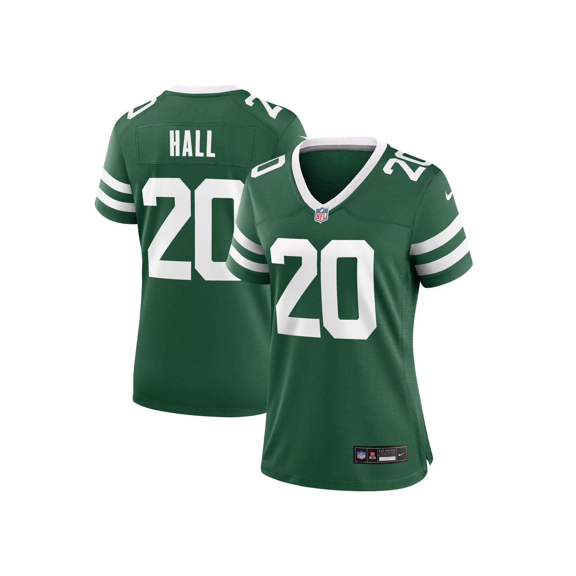 Women's Nike Breece Hall Legacy Green New York Jets Game Jersey