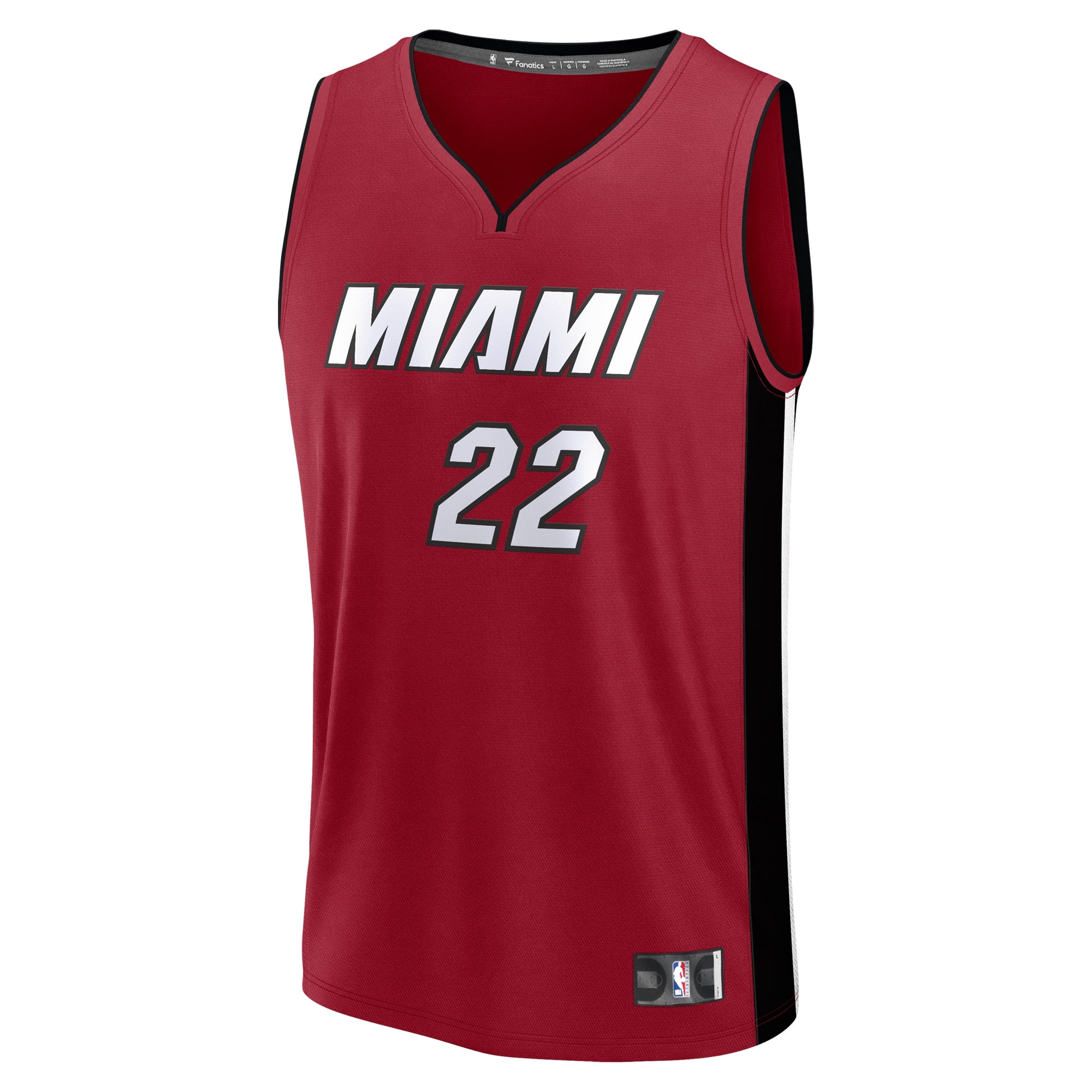Men's Fanatics Jimmy Butler Red Miami Heat Fast Break Replica Player Jersey - Statement Edition