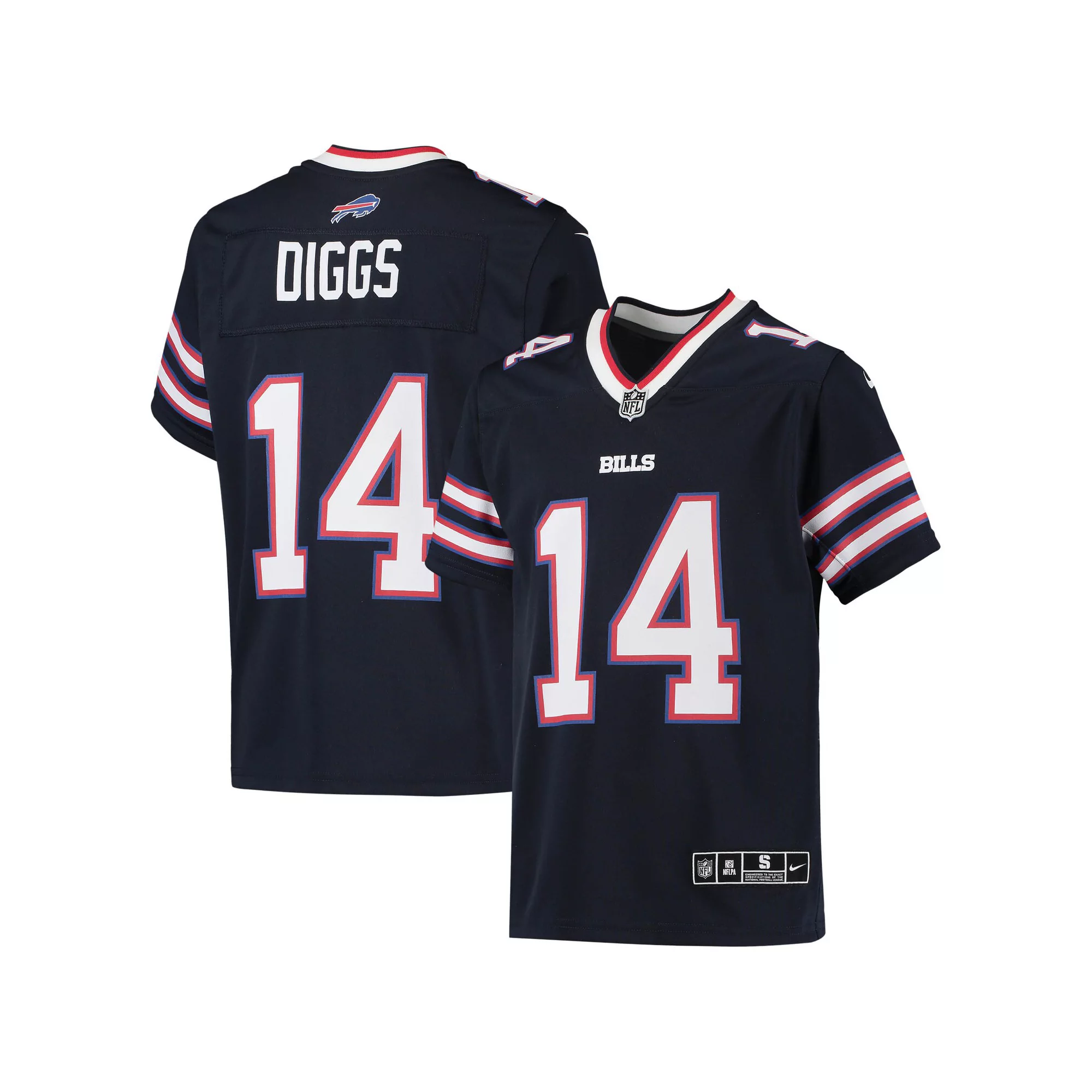 Youth Nike Stefon Diggs Navy Buffalo Bills Inverted Team Game Jersey