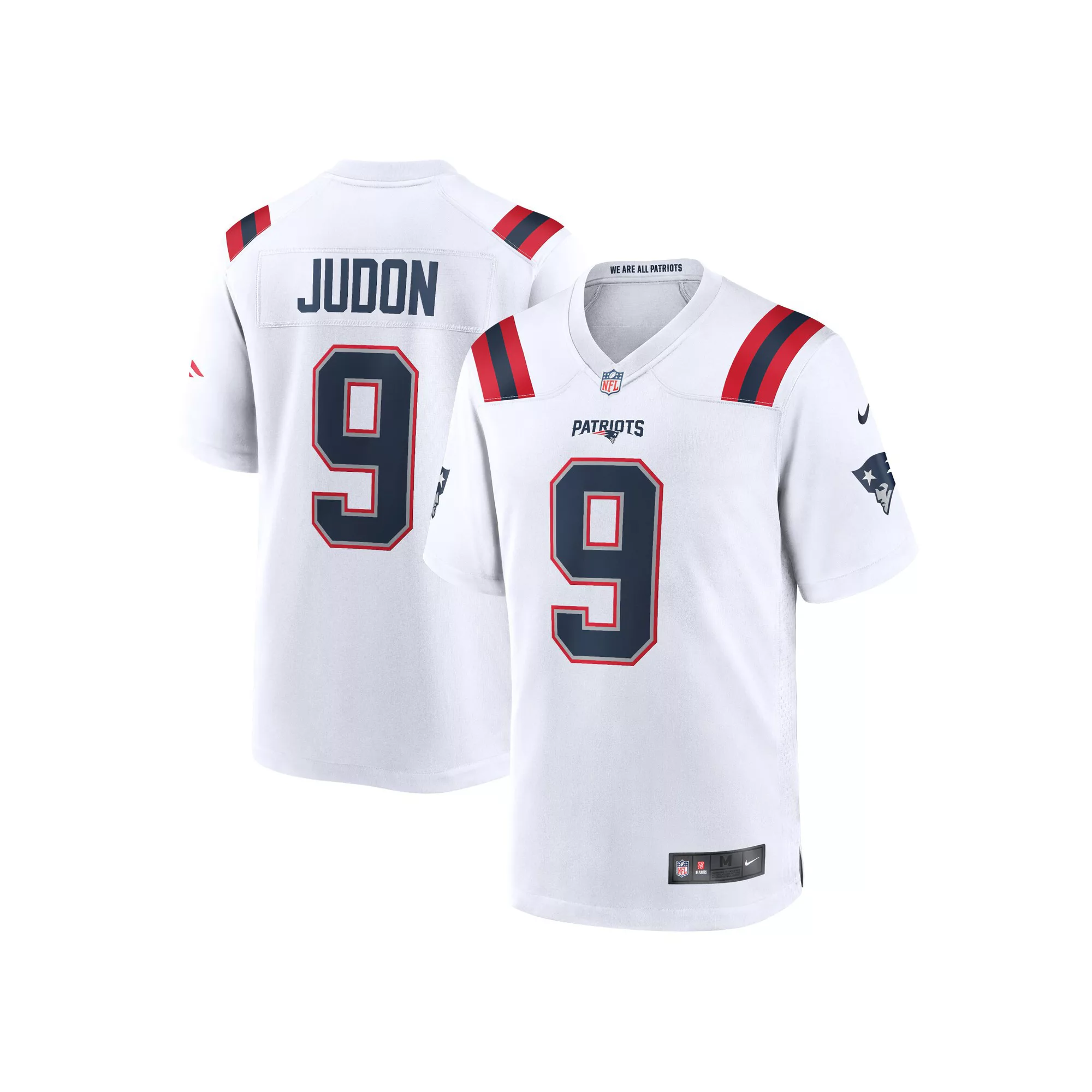 Men's Nike Matthew Judon White New England Patriots Game Jersey