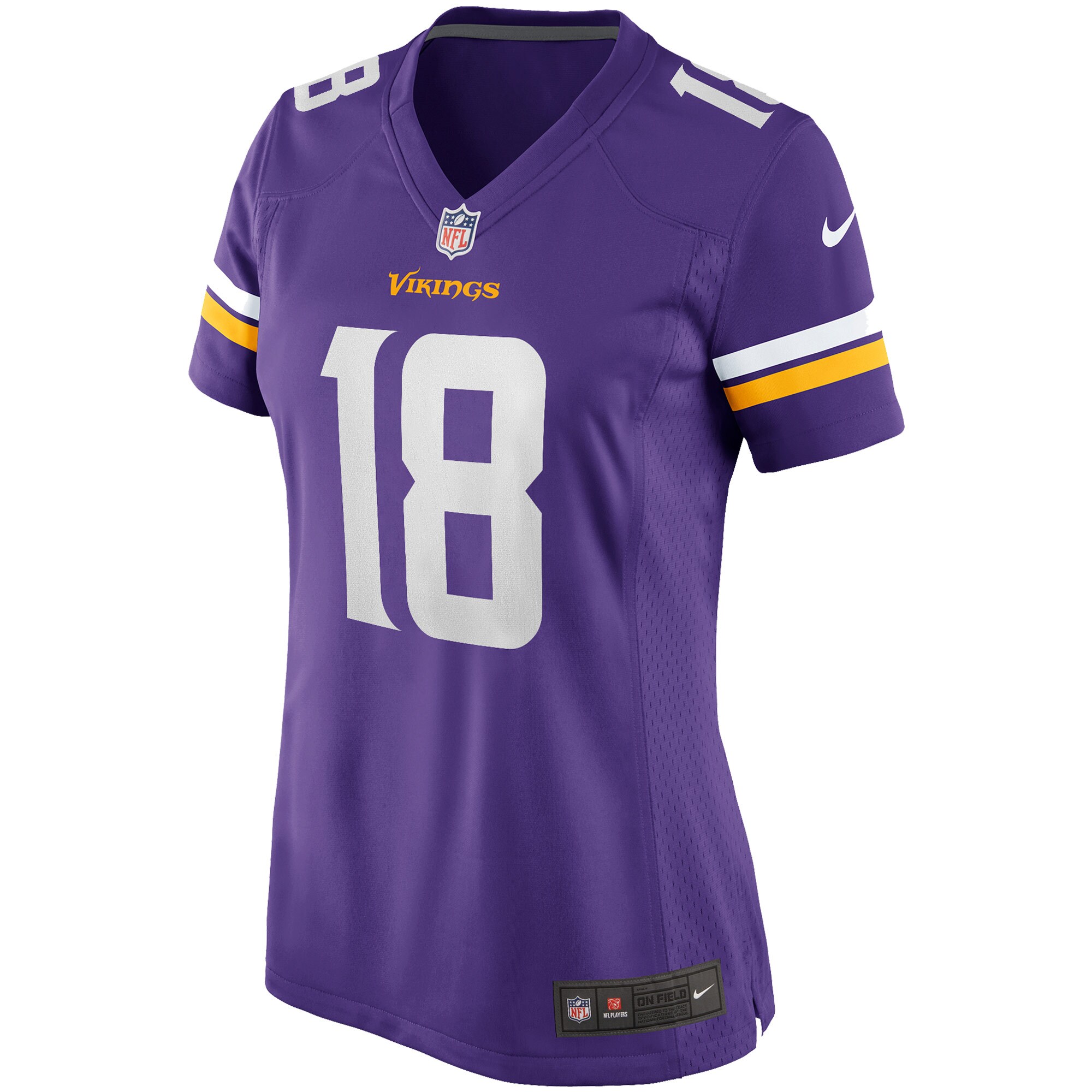 Justin Jefferson Minnesota Vikings Nike Women's Player Game Jersey - Purple