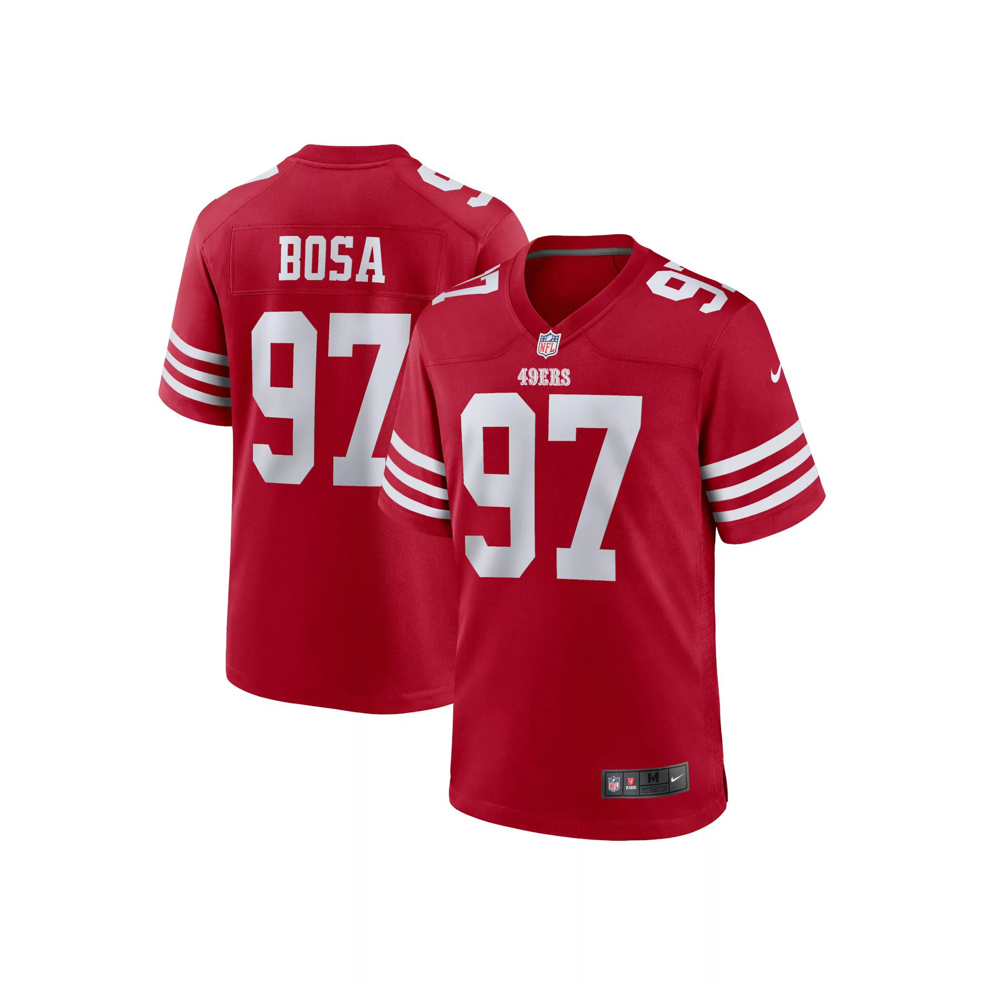 Men's Nike Nick Bosa Scarlet San Francisco 49ers Player Game Jersey