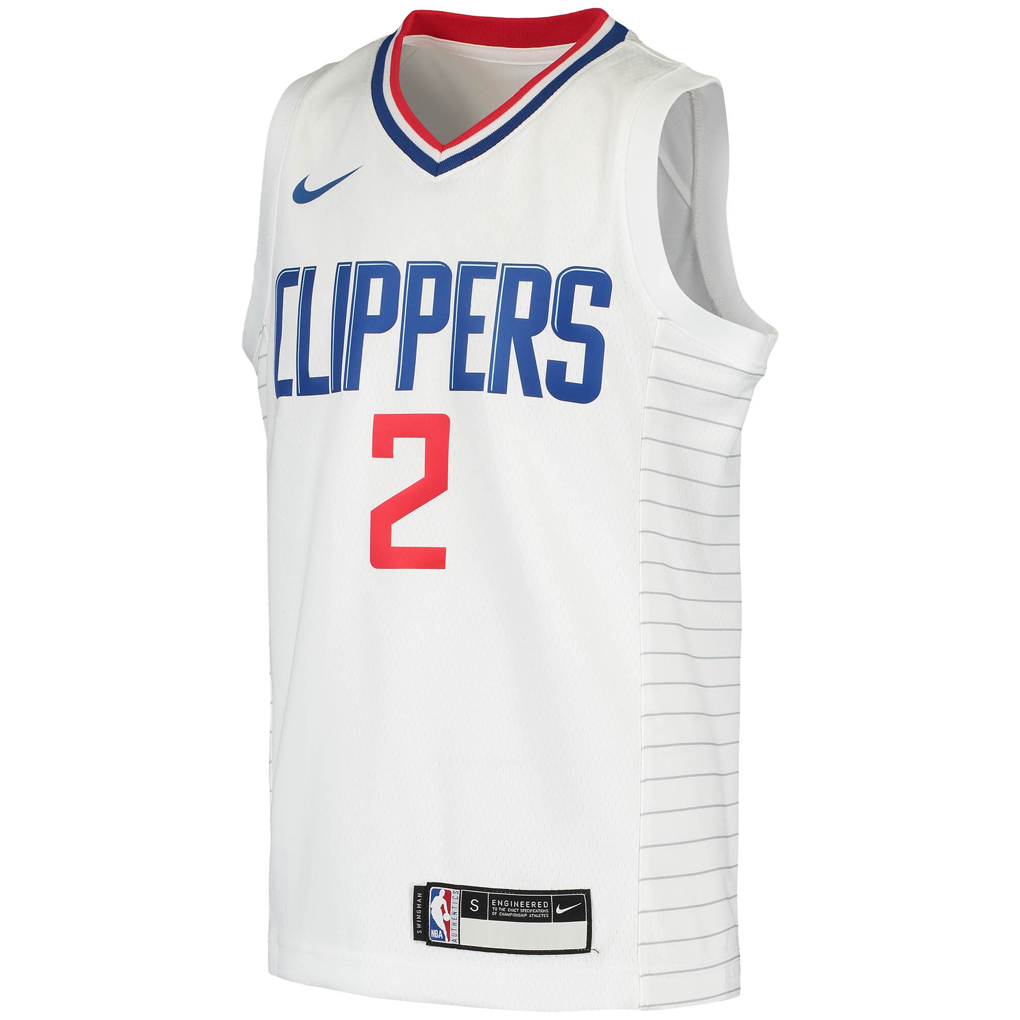 Kawhi Leonard LA Clippers Nike Youth 2020/21 Swingman Jersey - Association Edition - White
